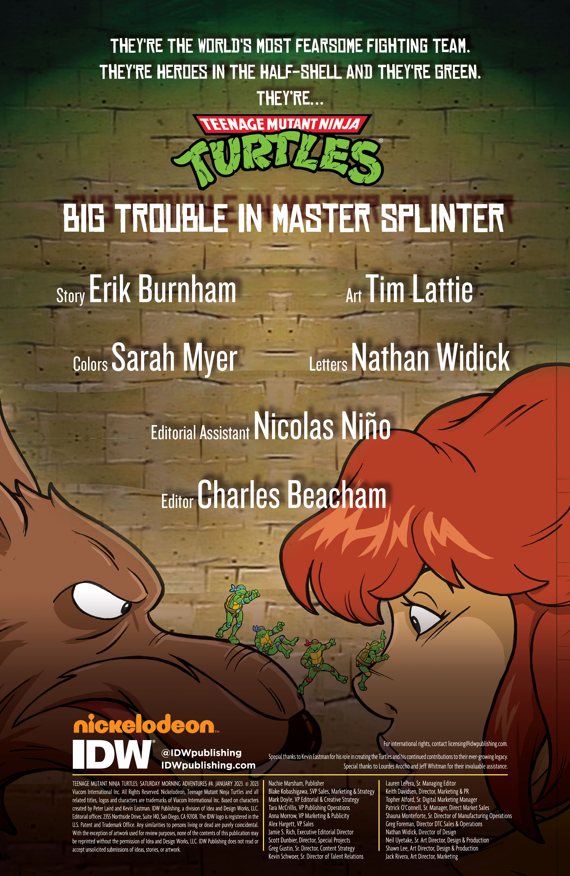 Read online Teenage Mutant Ninja Turtles: Saturday Morning Adventures comic -  Issue #4 - 2