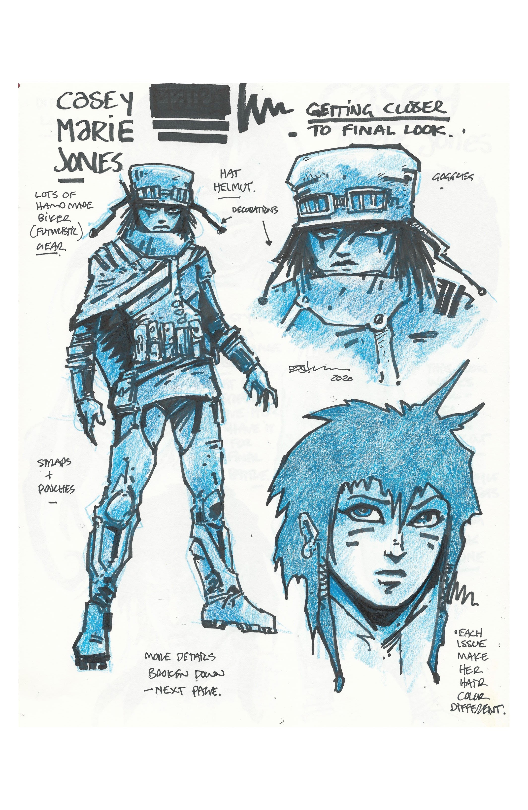 Read online Teenage Mutant Ninja Turtles: The Last Ronin Design Archive comic -  Issue # Full - 7