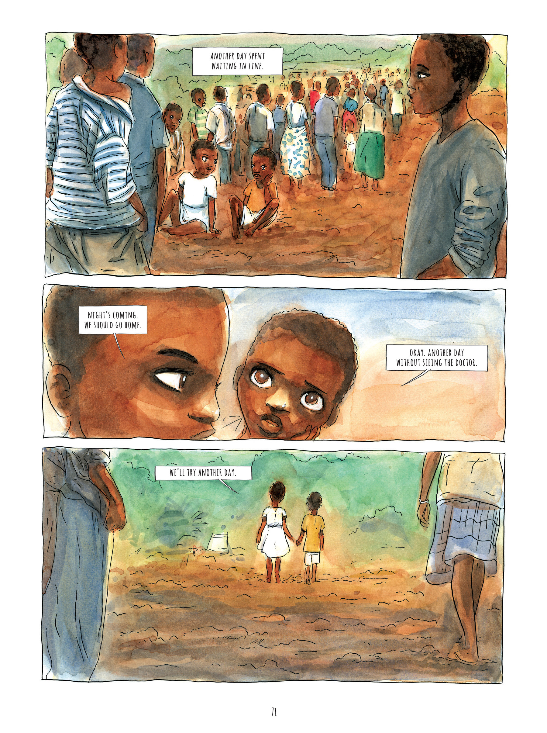 Read online Alice on the Run: One Child's Journey Through the Rwandan Civil War comic -  Issue # TPB - 70