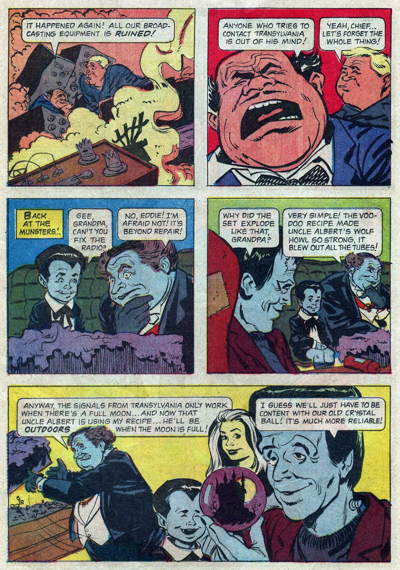 Read online The Munsters comic -  Issue #10 - 12