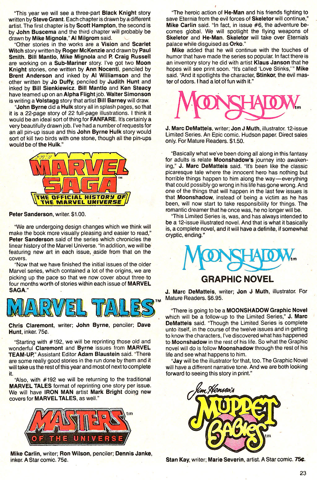 Marvel Age issue Annual 2 - Page 25