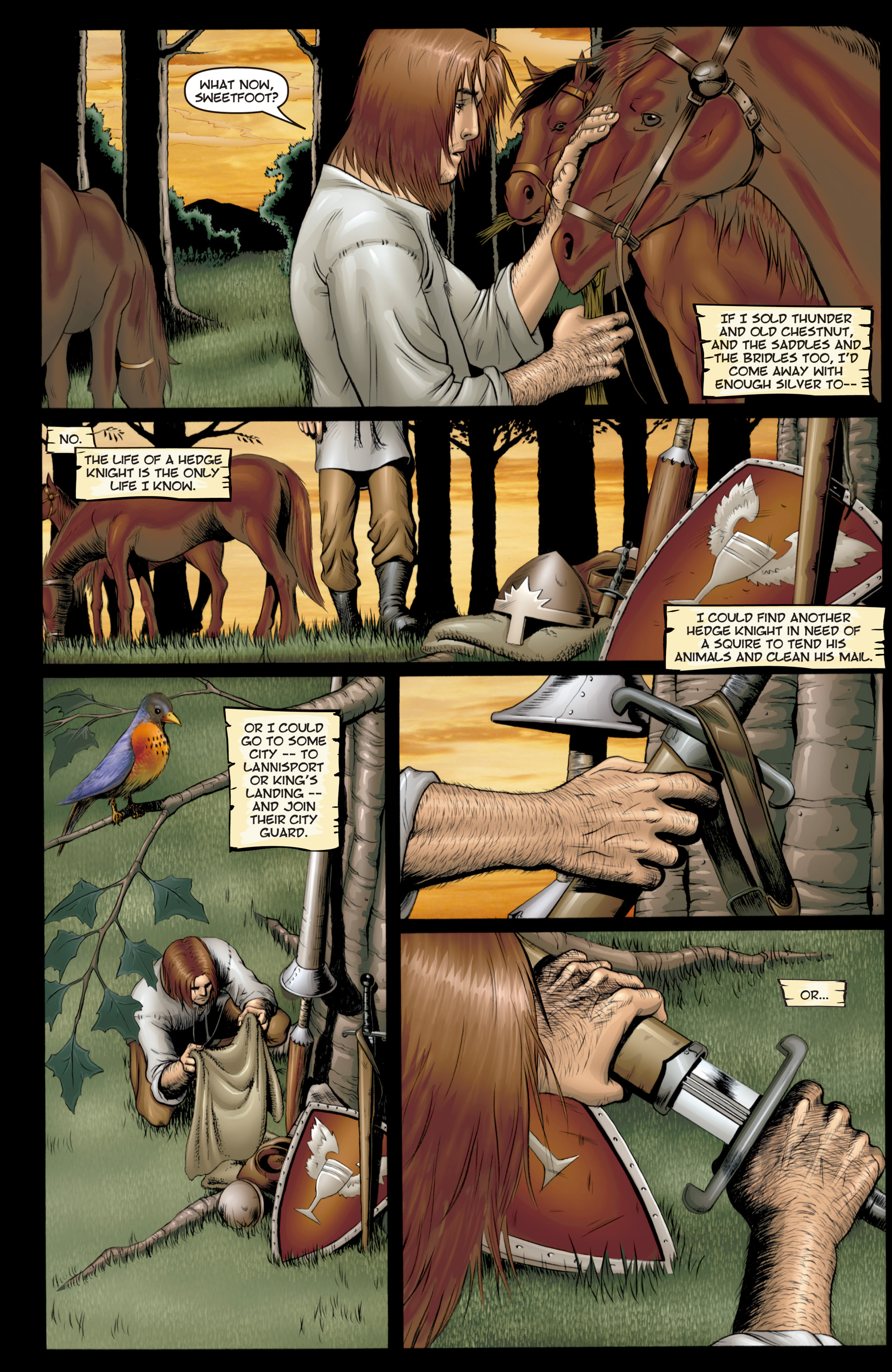 Read online The Hedge Knight: The Graphic Novel comic -  Issue # Full - 10