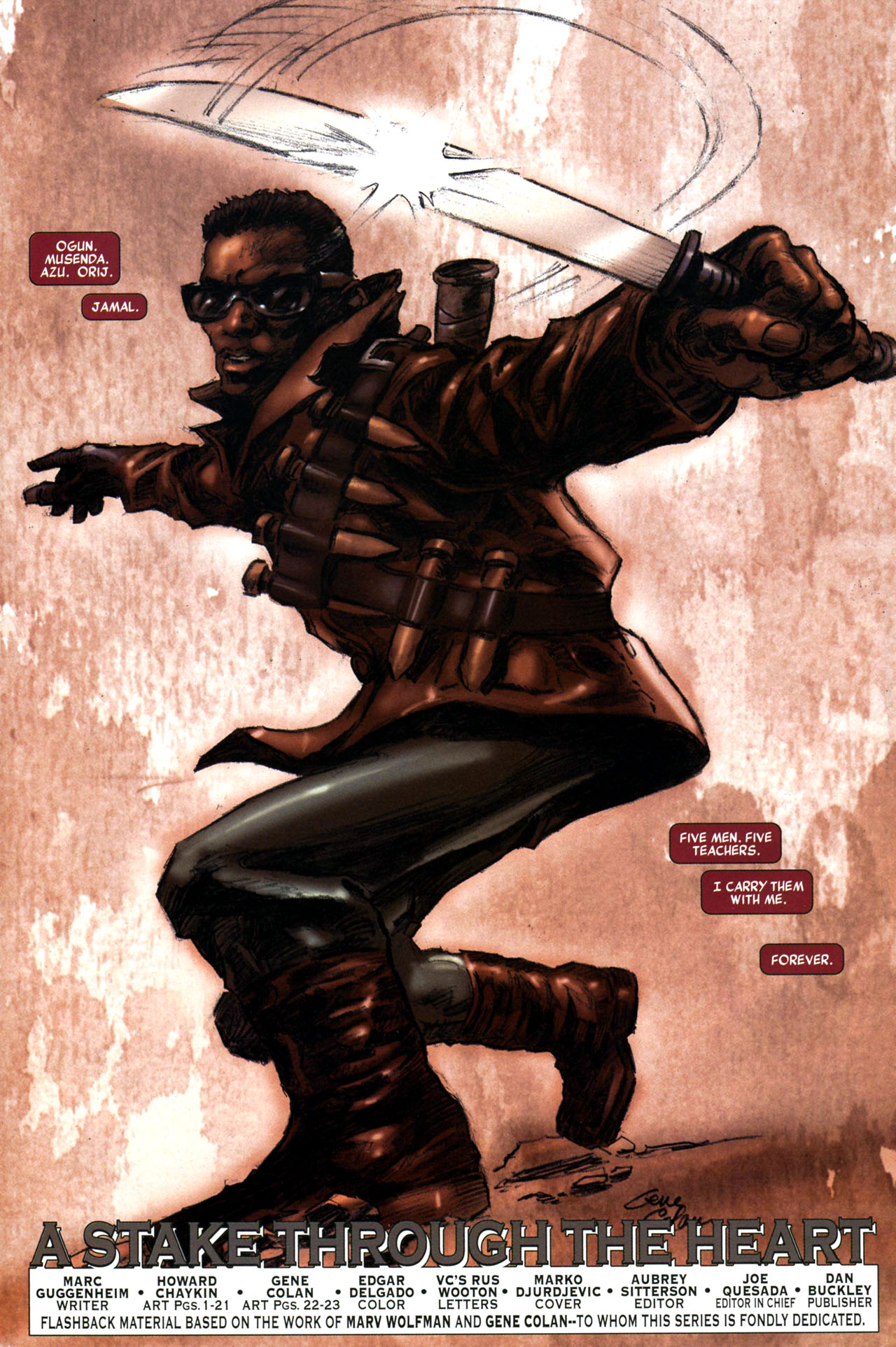 Read online Blade (2006) comic -  Issue #12 - 25