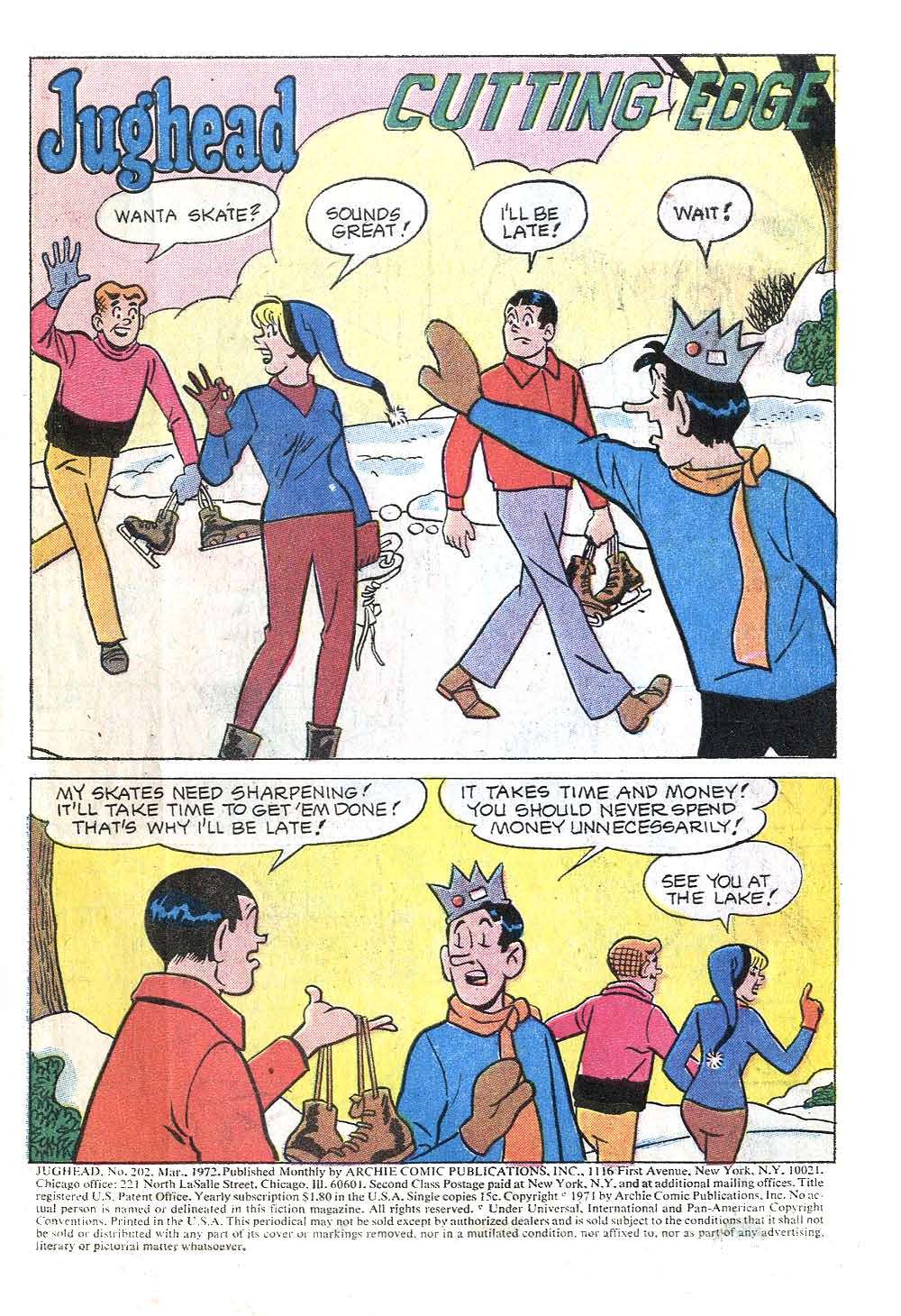Read online Jughead (1965) comic -  Issue #202 - 3