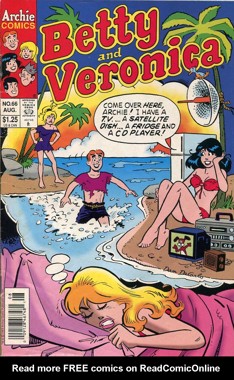 Read online Betty and Veronica (1987) comic -  Issue #66 - 1