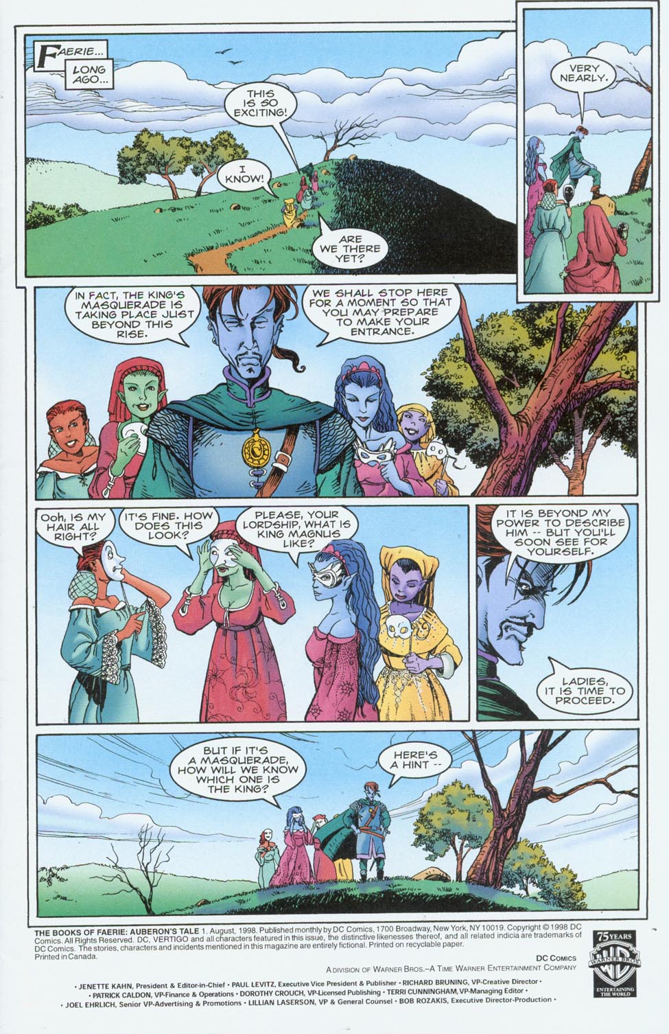 Read online The Books of Faerie: Auberon's Tale comic -  Issue #1 - 2