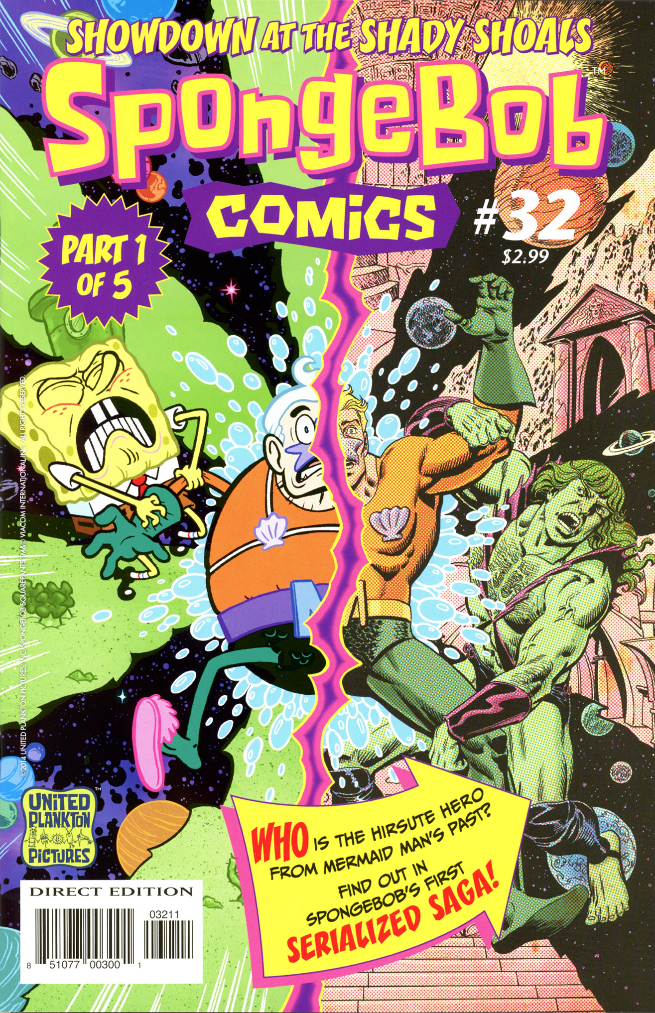 Read online SpongeBob Comics comic -  Issue #32 - 1