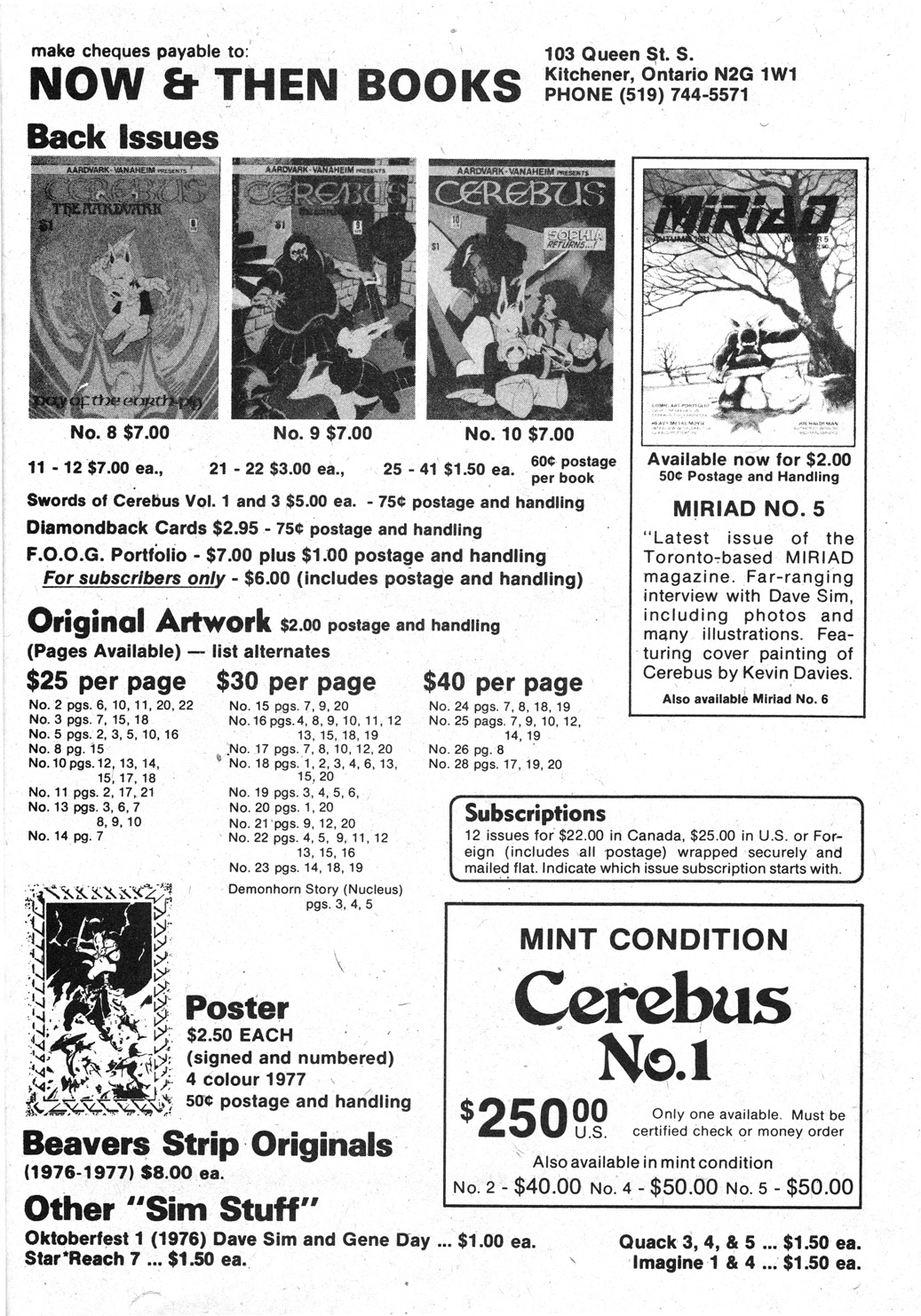 Read online Cerebus comic -  Issue #41 - 23