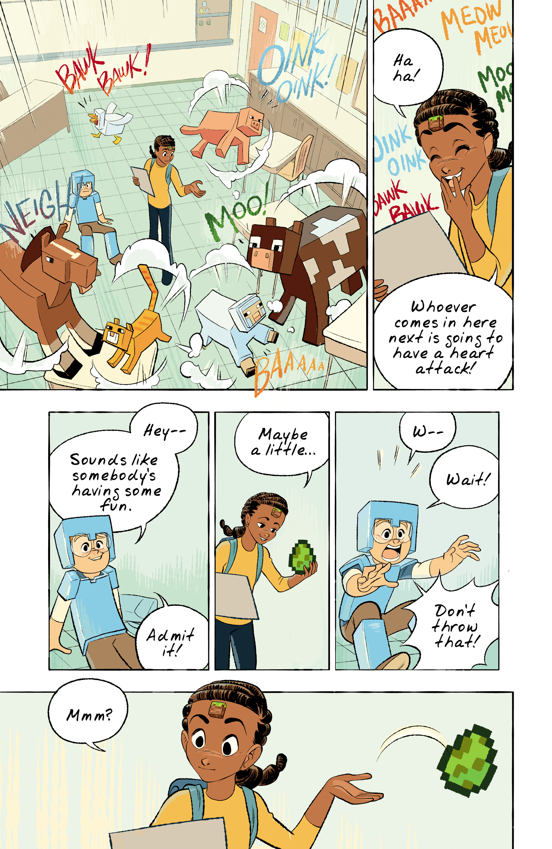 Read online Free Comic Book Day 2022 comic -  Issue # Stranger Things ft. Minecraft - 22