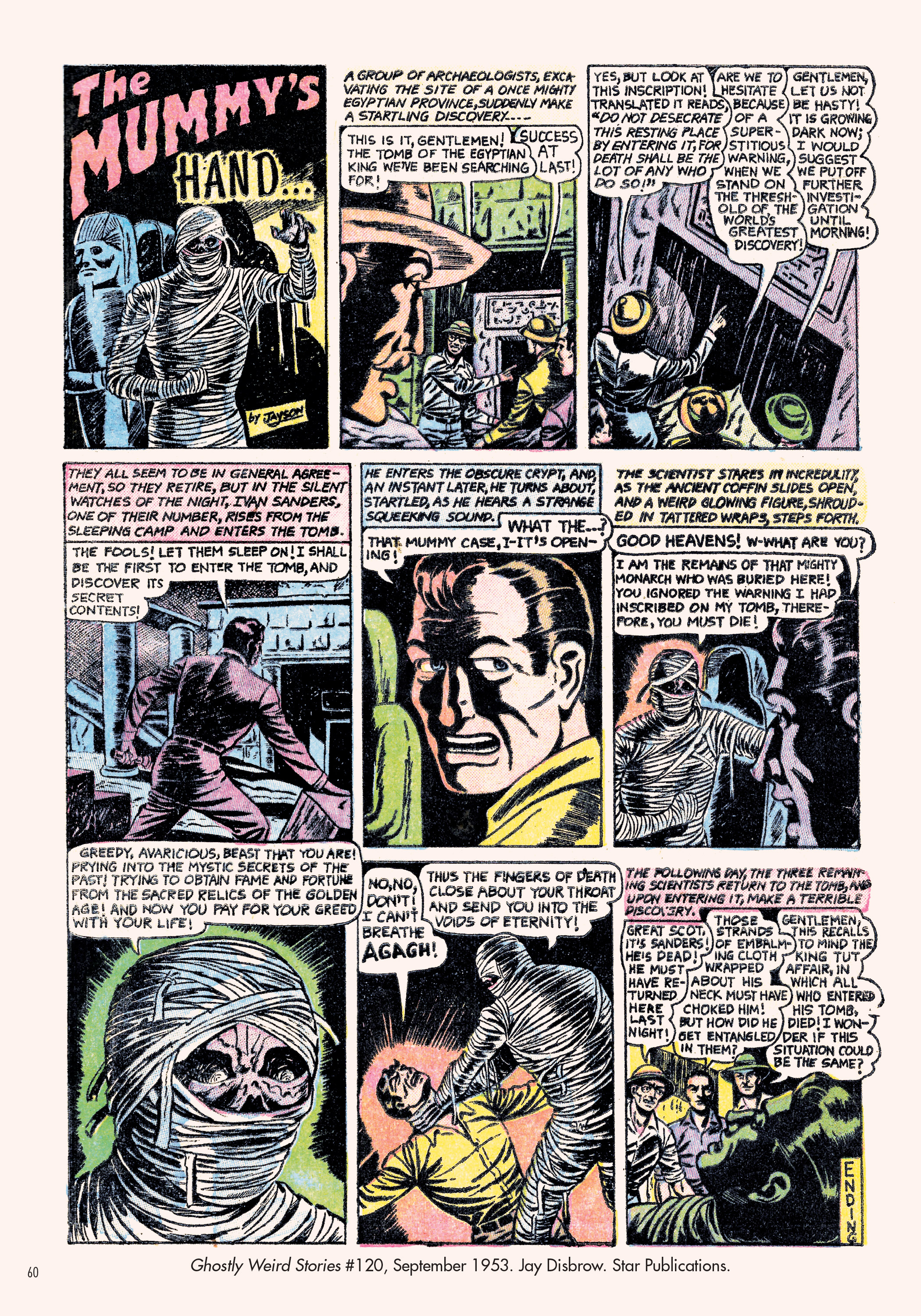 Read online Classic Monsters of Pre-Code Horror Comics: Mummies comic -  Issue # TPB - 60