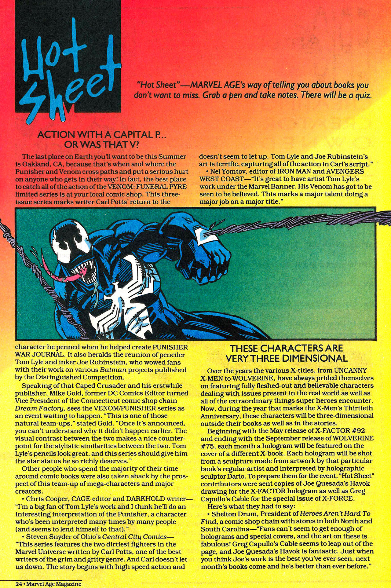 Read online Marvel Age comic -  Issue #126 - 25