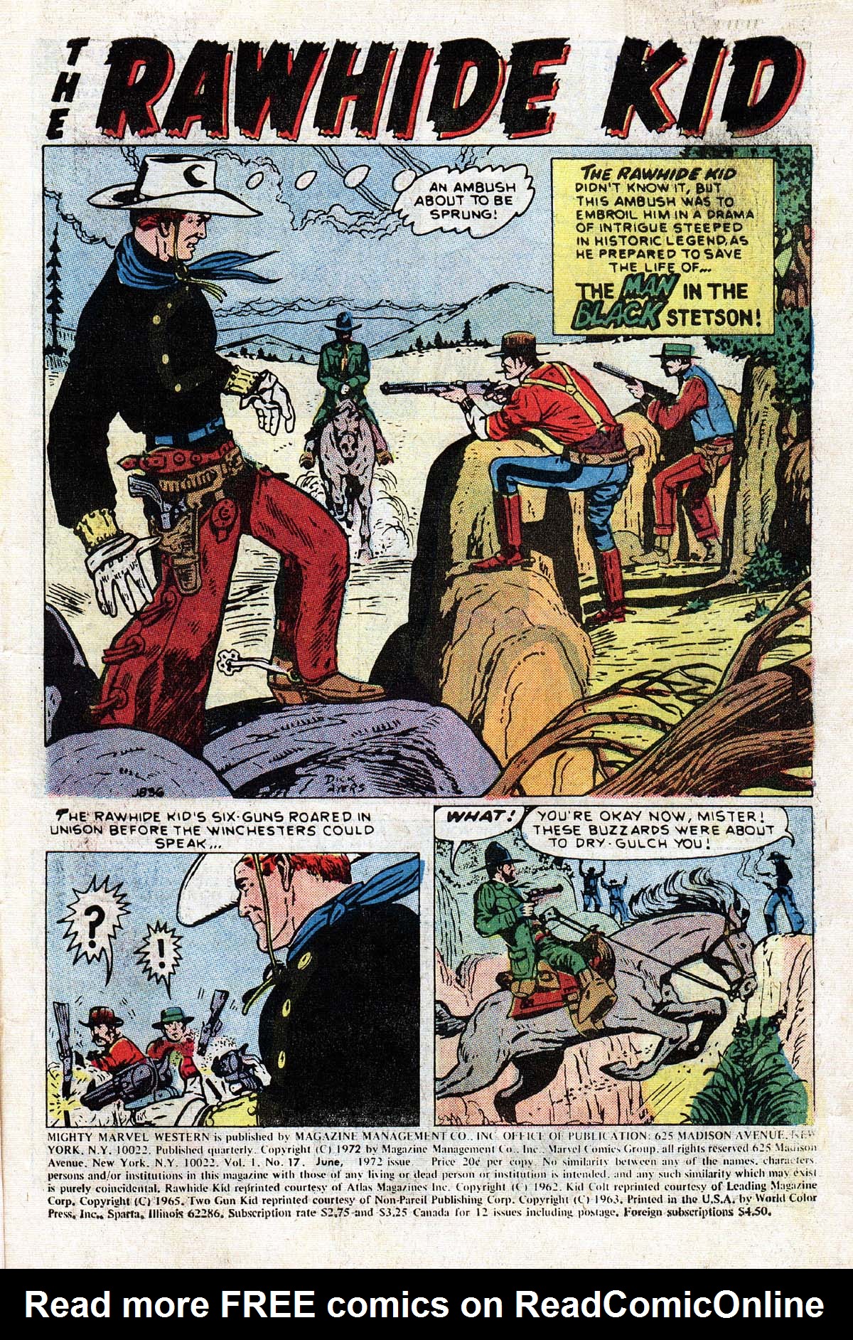 Read online The Mighty Marvel Western comic -  Issue #17 - 2