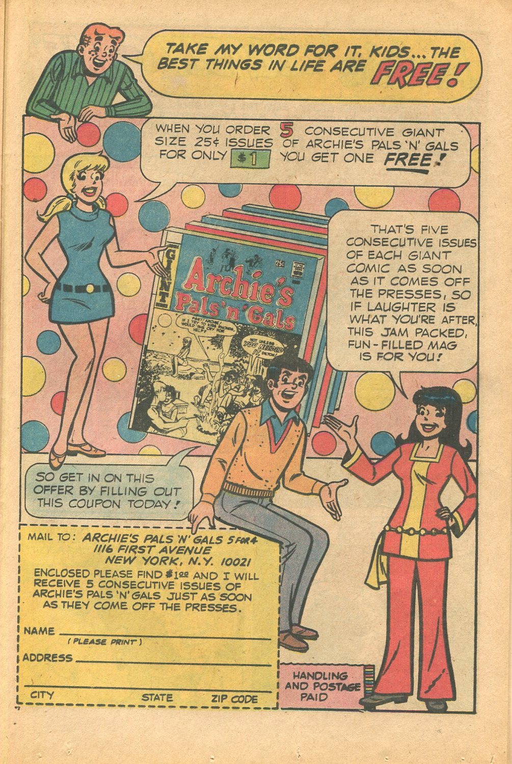 Read online Archie's Pals 'N' Gals (1952) comic -  Issue #72 - 37