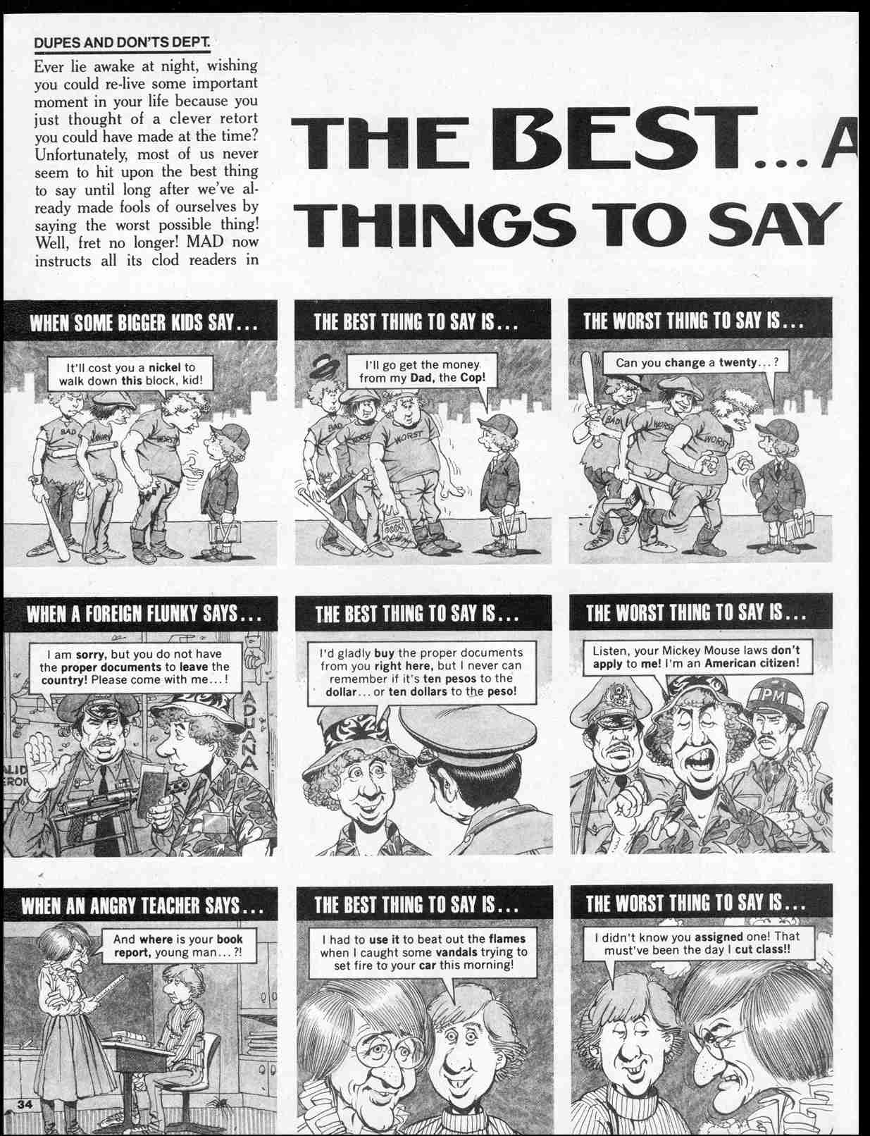 Read online MAD comic -  Issue #252 - 36