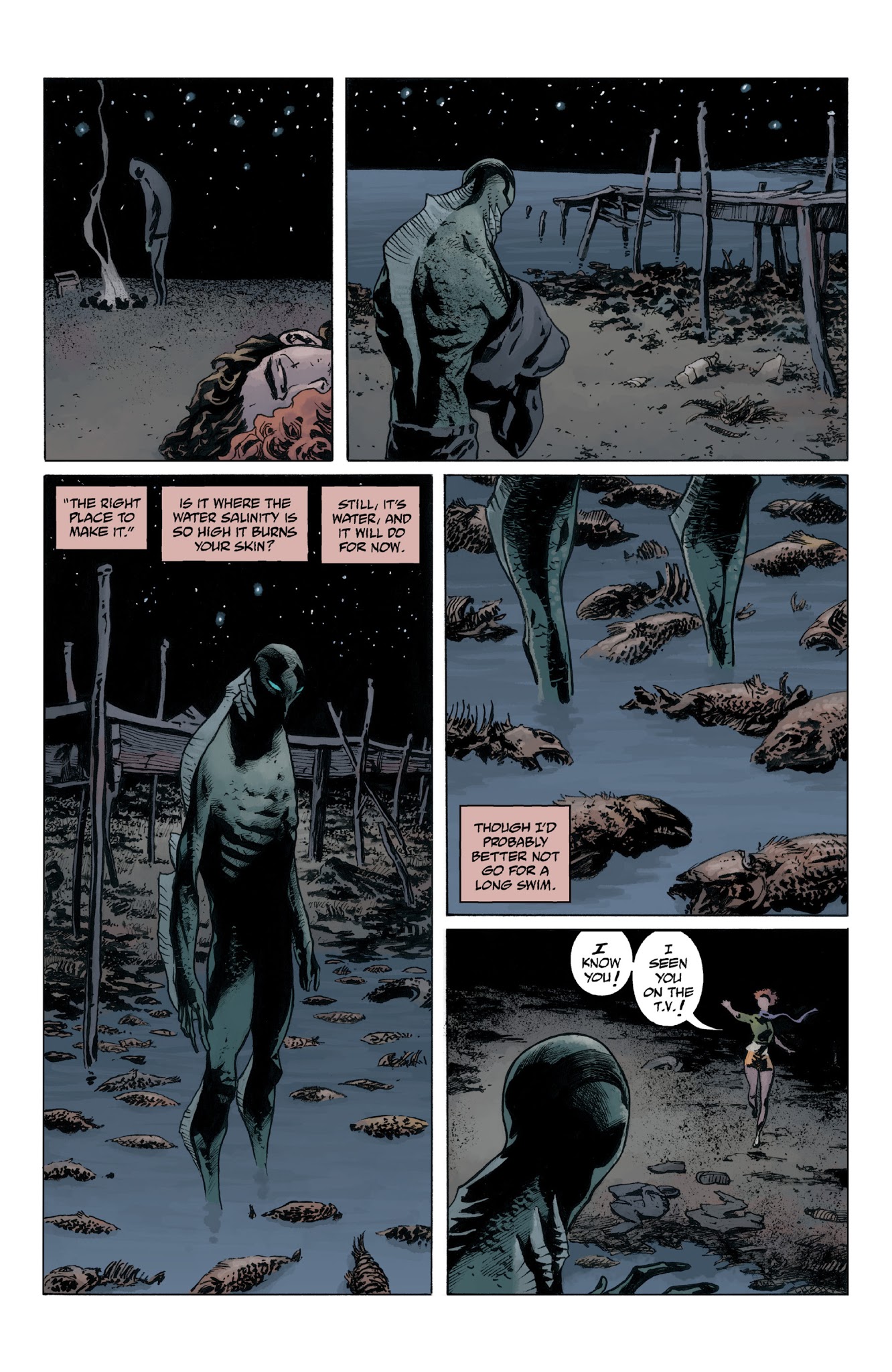 Read online Abe Sapien: Dark and Terrible and The New Race of Man comic -  Issue # TPB - 86
