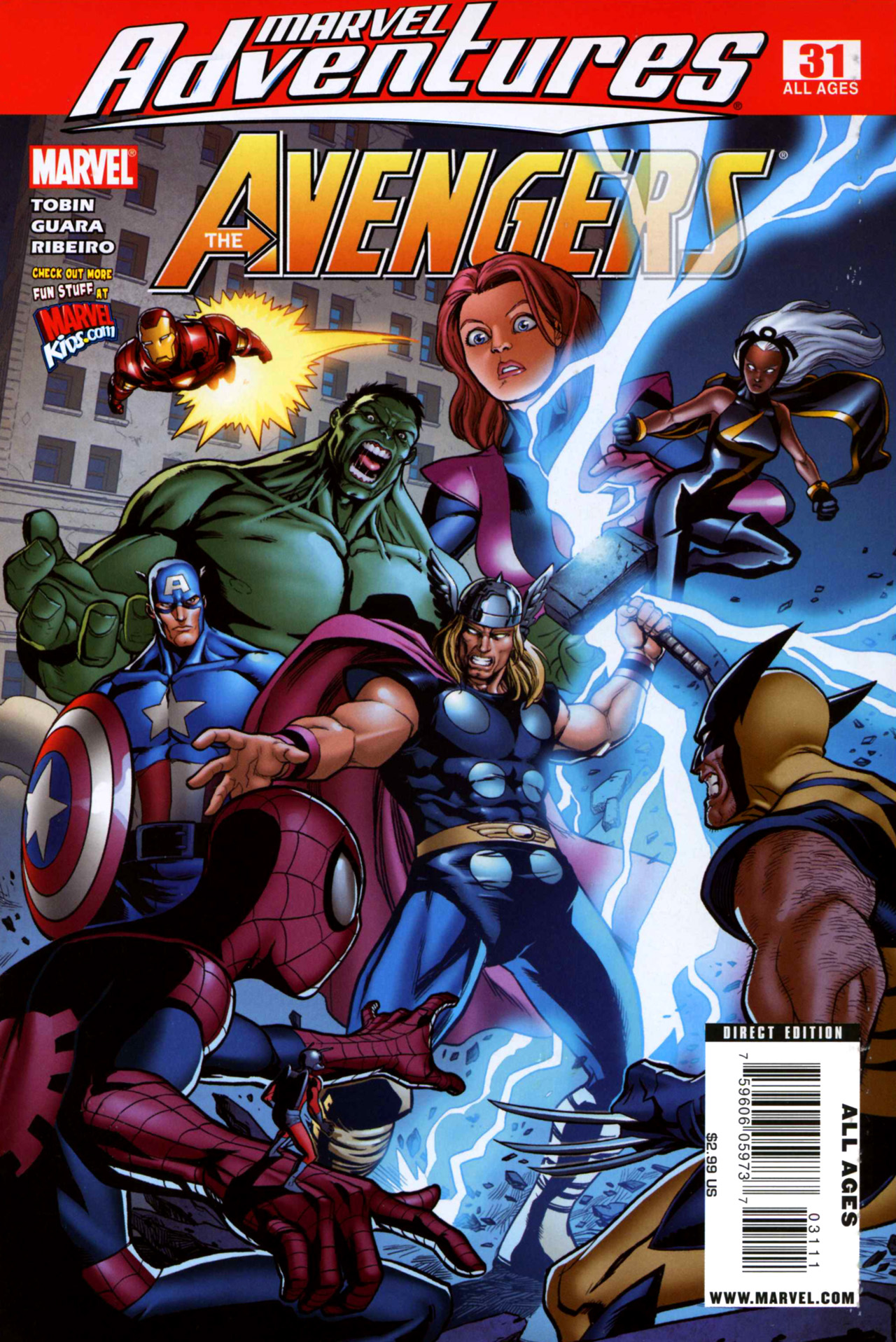 Read online Marvel Adventures The Avengers comic -  Issue #31 - 1