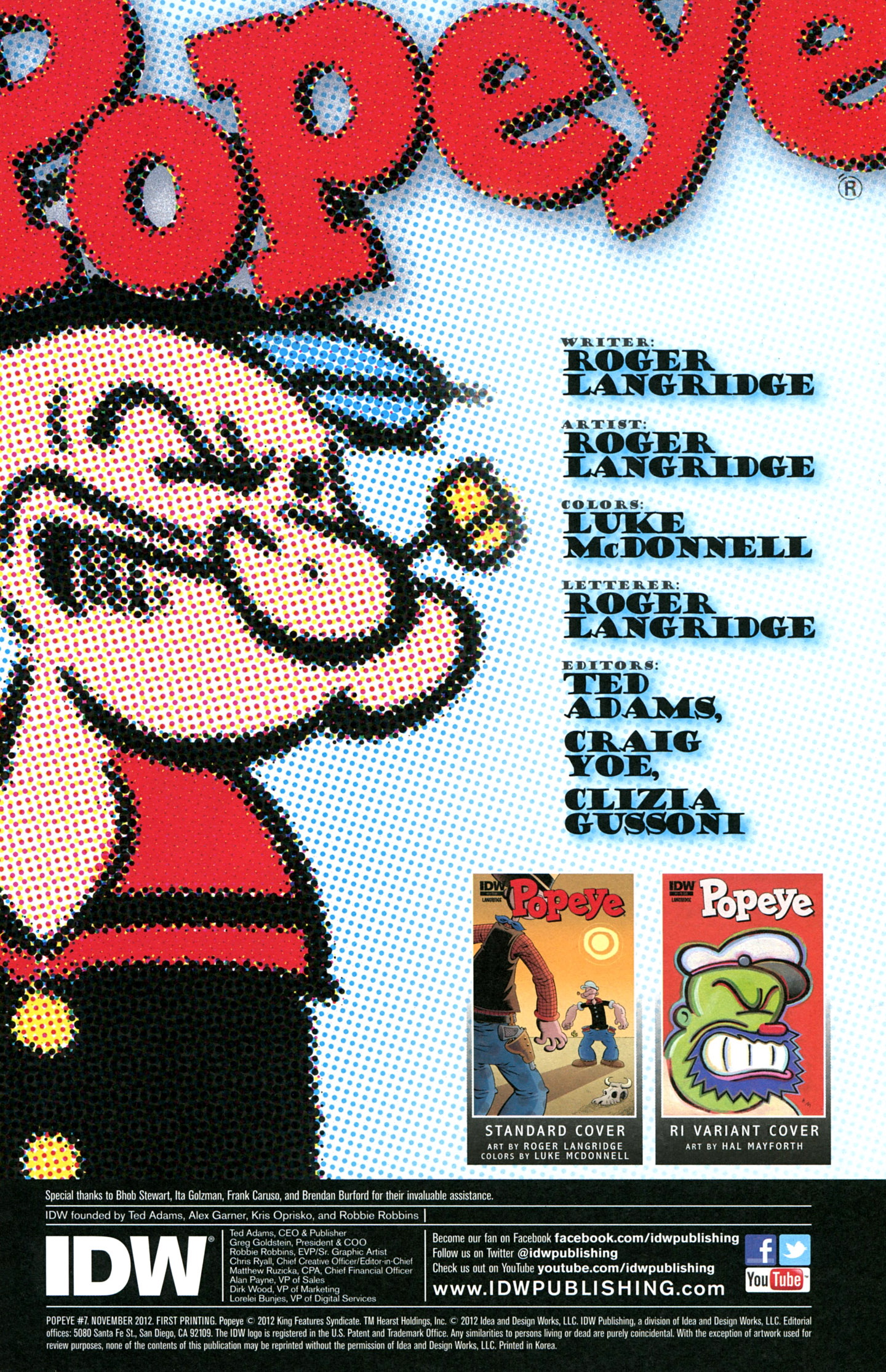 Read online Popeye (2012) comic -  Issue #7 - 2