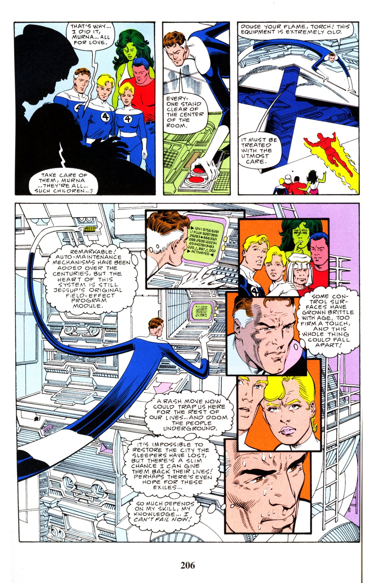 Read online Fantastic Four Visionaries: John Byrne comic -  Issue # TPB 8 - 206