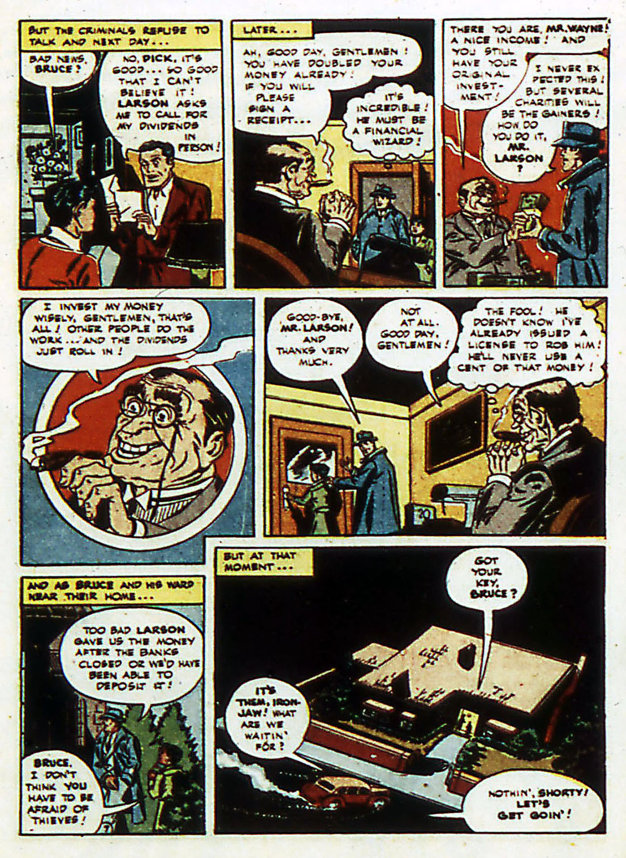 Read online Detective Comics (1937) comic -  Issue #72 - 10