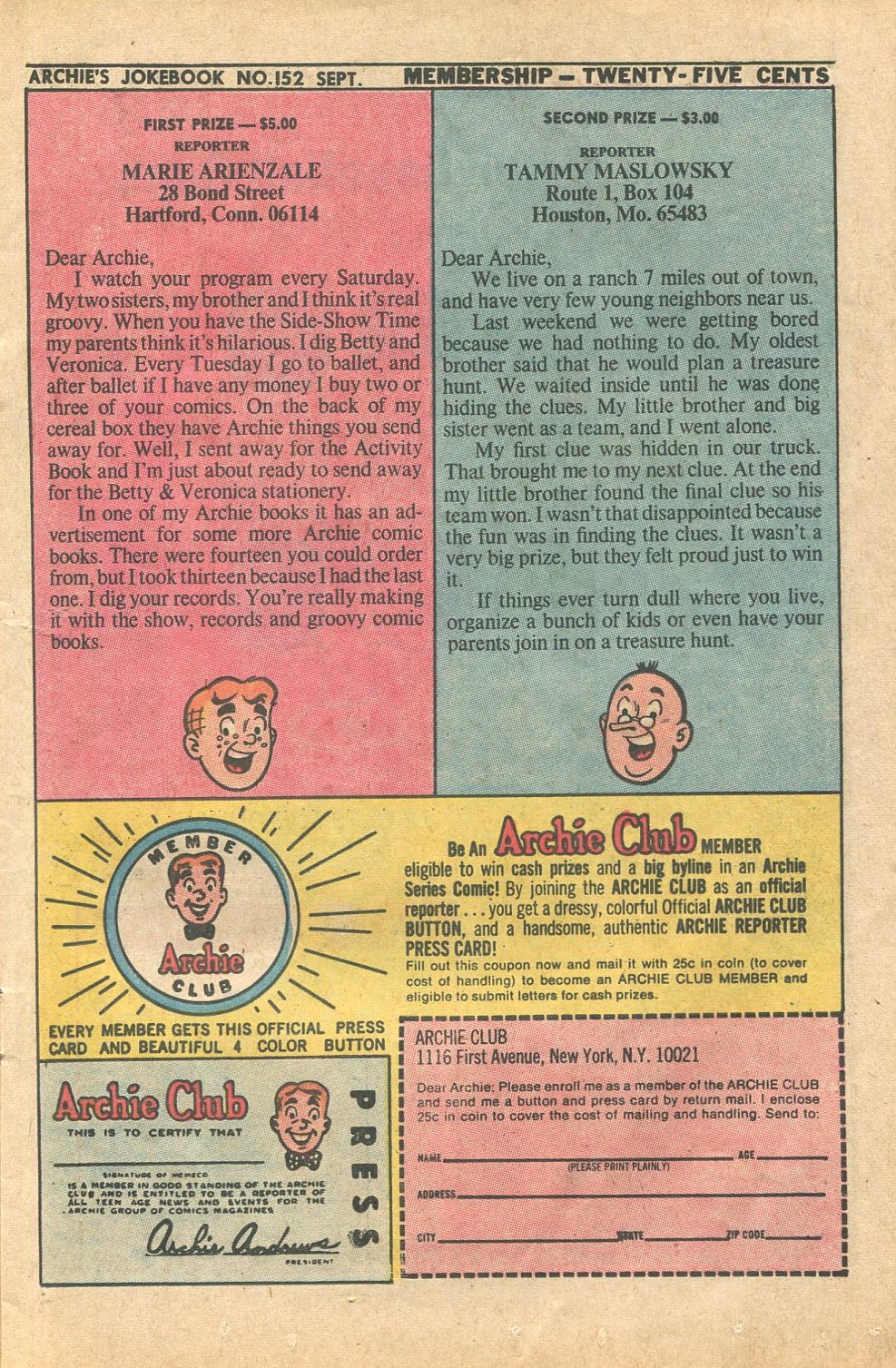 Read online Archie's Joke Book Magazine comic -  Issue #152 - 11
