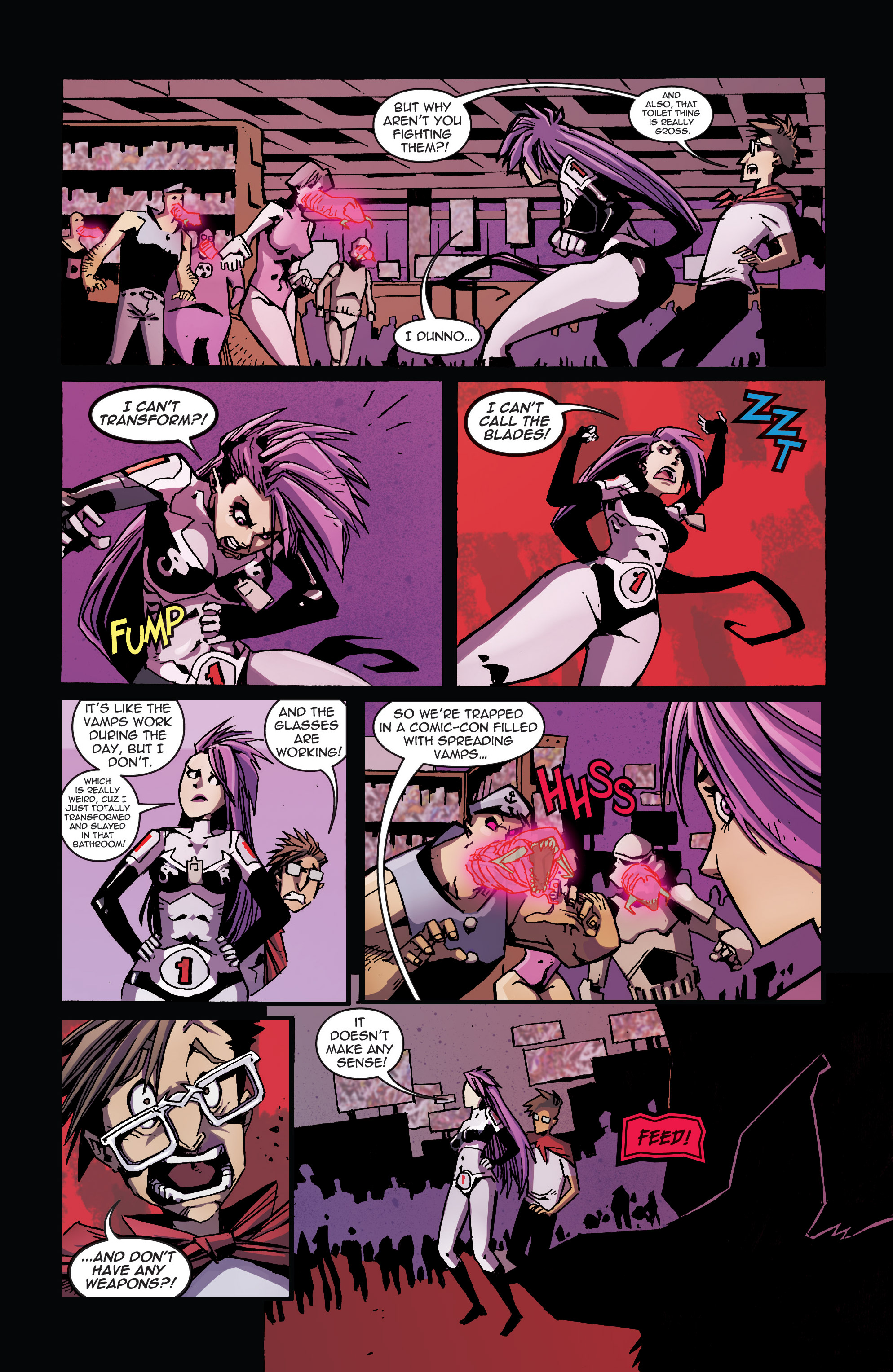 Read online Vampblade Season 2 comic -  Issue #3 - 6