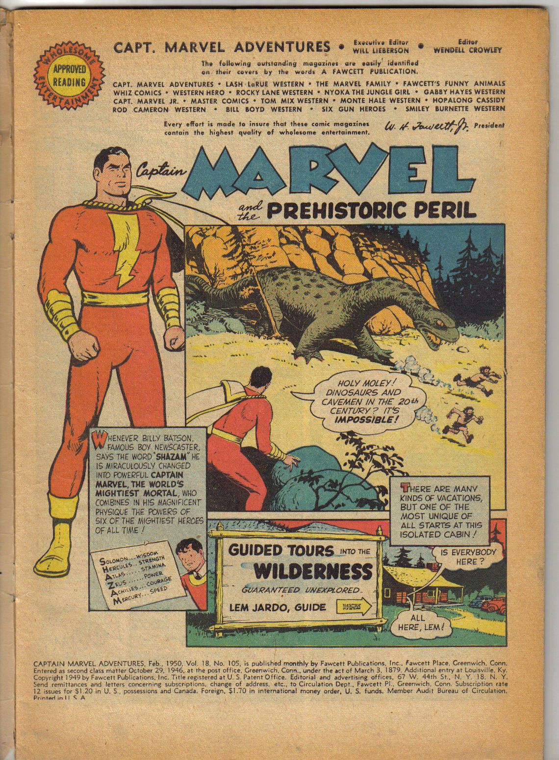 Read online Captain Marvel Adventures comic -  Issue #105 - 3