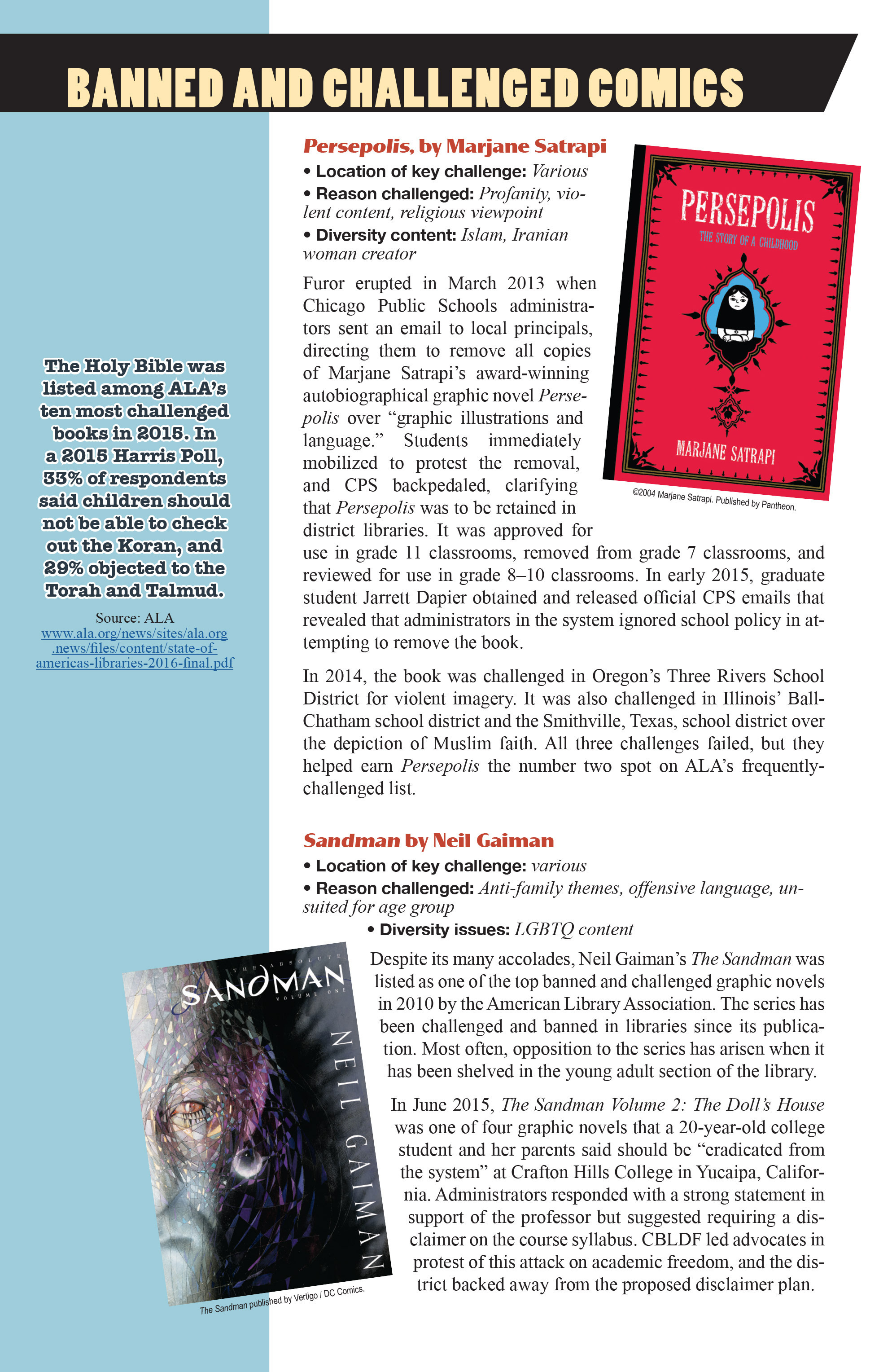 Read online CBLDF Banned Books Week Handbook 2016 comic -  Issue # Full - 8