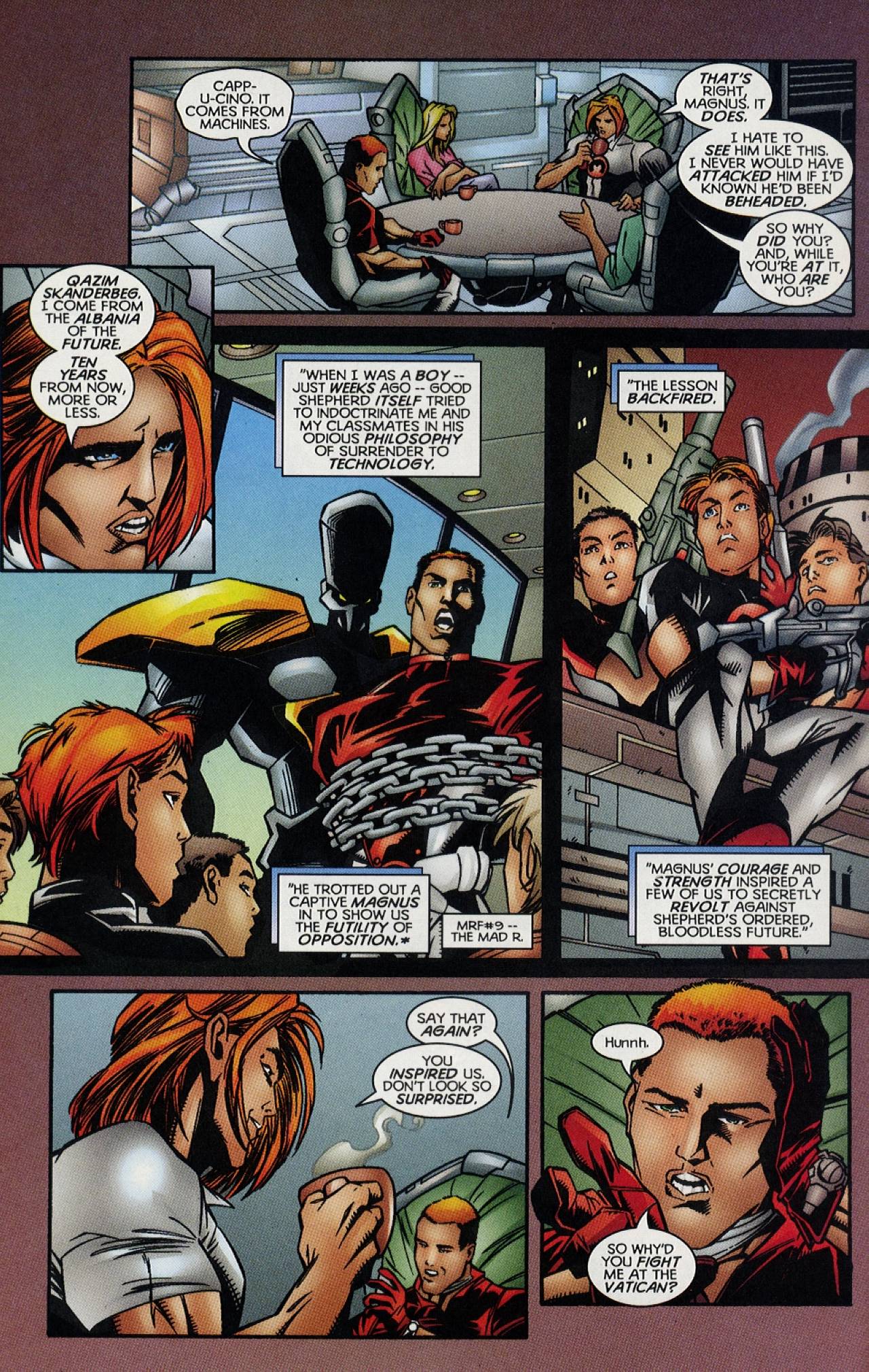 Read online Magnus Robot Fighter (1997) comic -  Issue #12 - 12