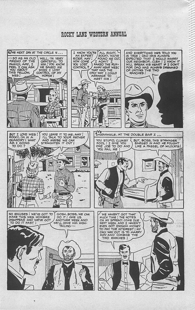 Read online Rocky Lane Western Annual comic -  Issue # Full - 7