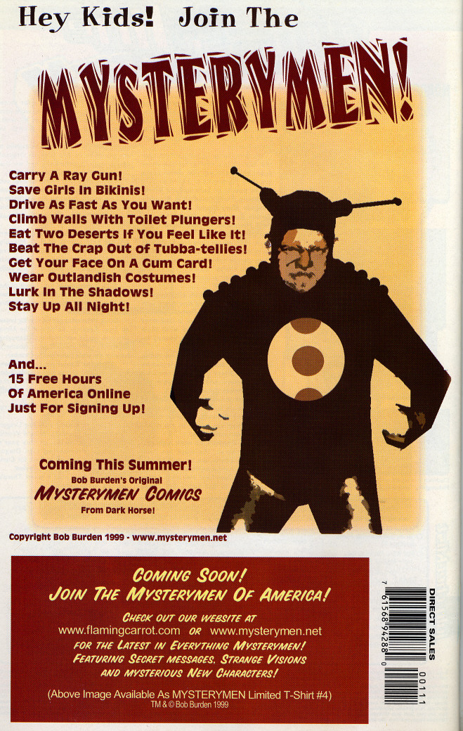 Read online Bob Burden's Original Mysterymen Comics comic -  Issue #1 - 35
