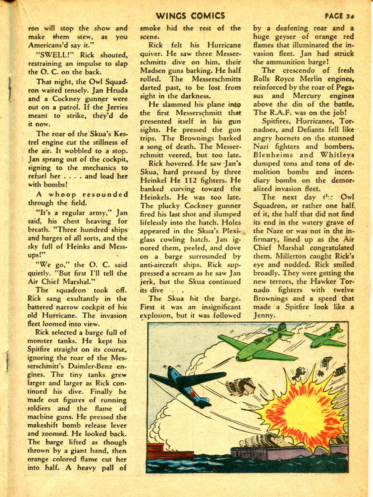 Read online Wings Comics comic -  Issue #7 - 35