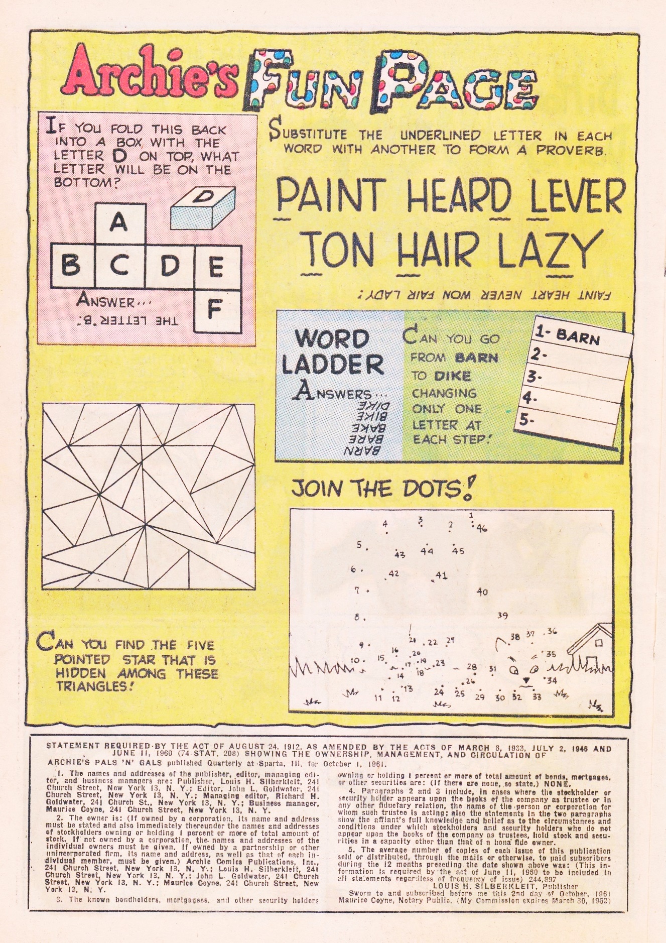 Read online Archie's Pals 'N' Gals (1952) comic -  Issue #20 - 64