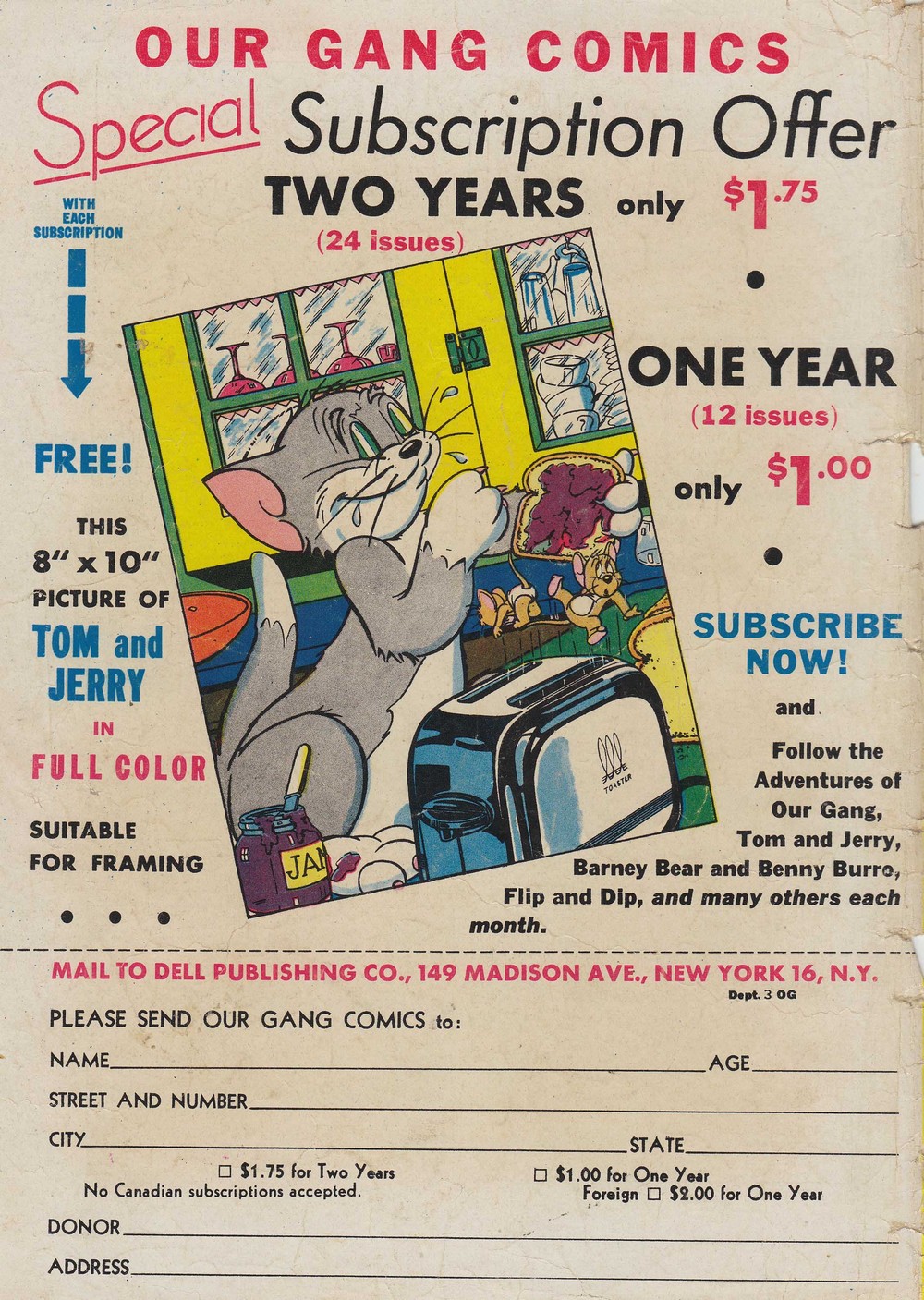 Read online Our Gang with Tom & Jerry comic -  Issue #44 - 52