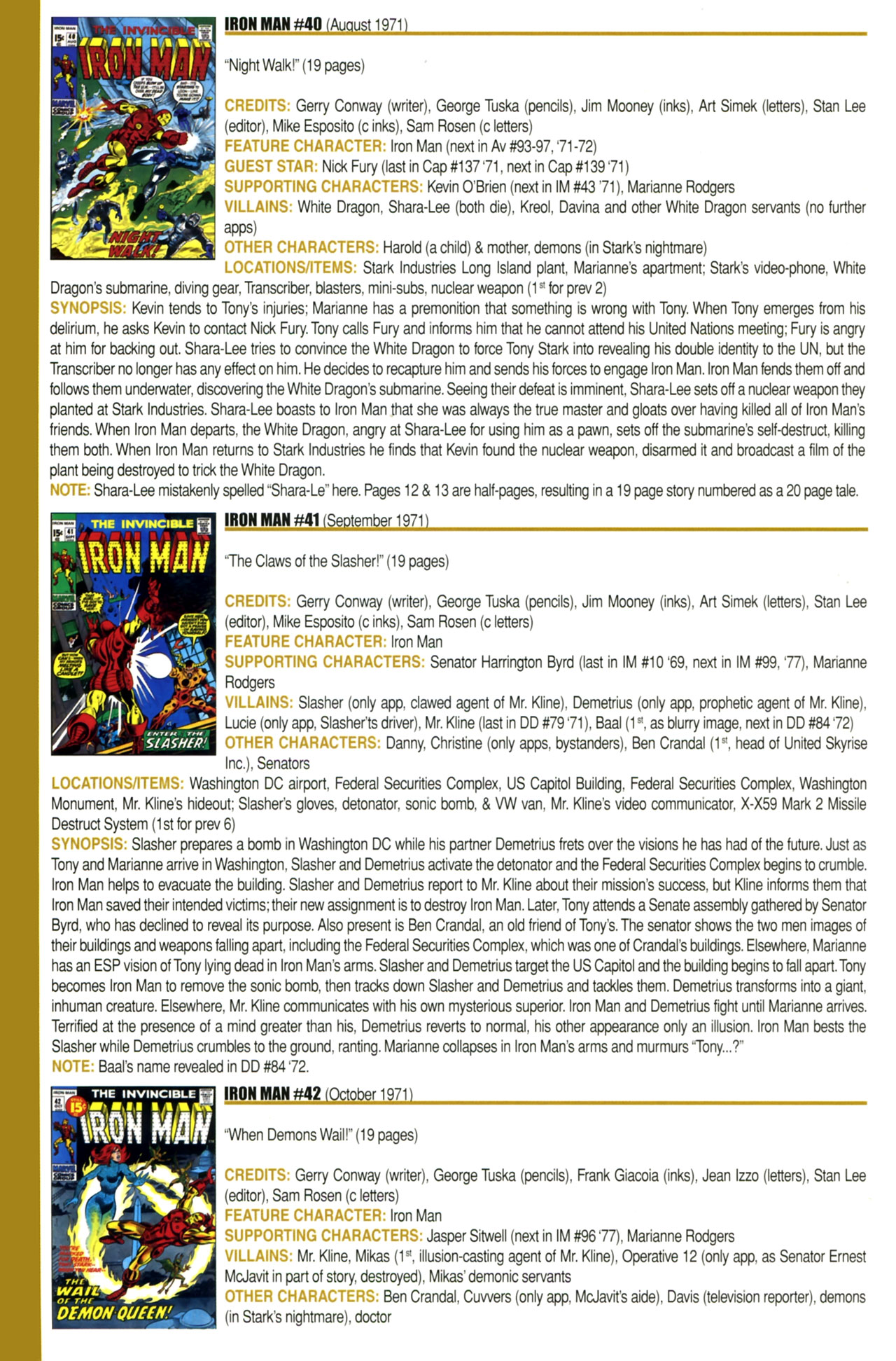 Read online Official Index to the Marvel Universe comic -  Issue #3 - 36