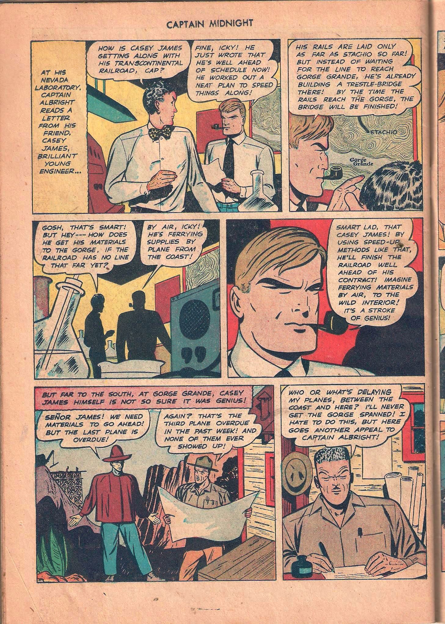 Read online Captain Midnight (1942) comic -  Issue #53 - 42