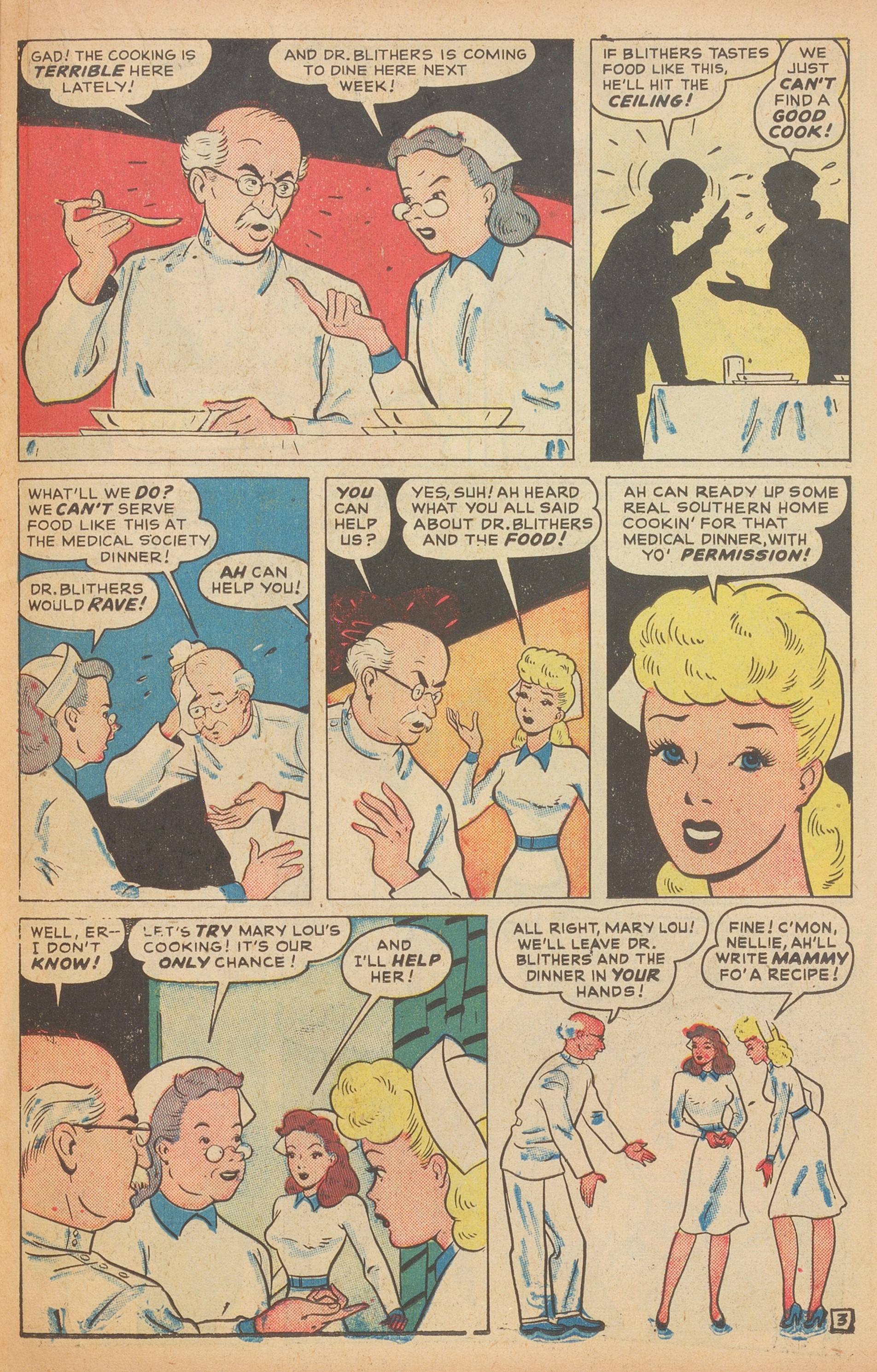 Read online Nellie The Nurse (1945) comic -  Issue #15 - 29