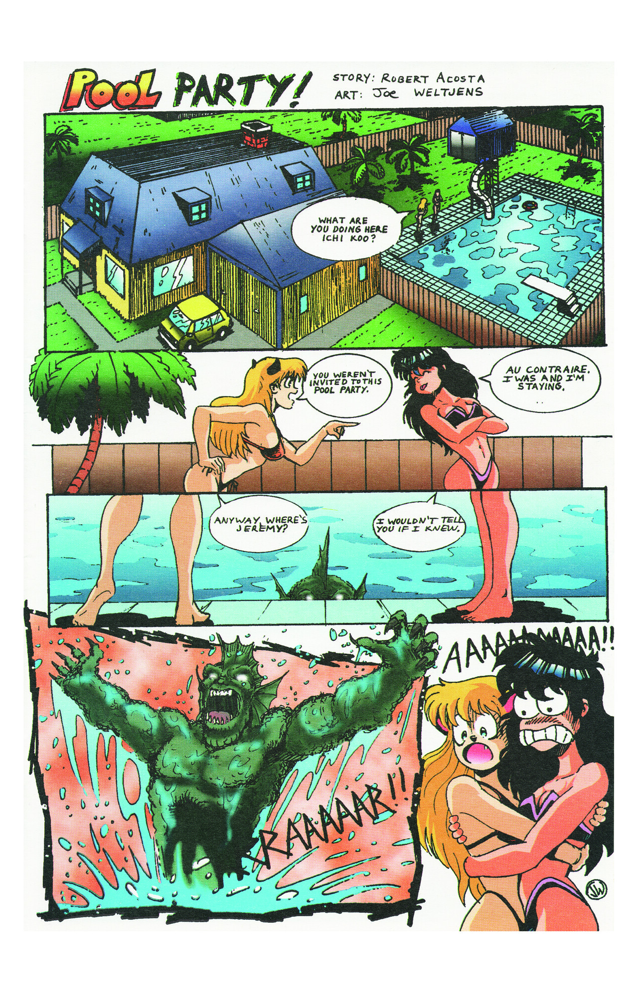 Read online Ninja High School Swimsuit comic -  Issue #3 - 5