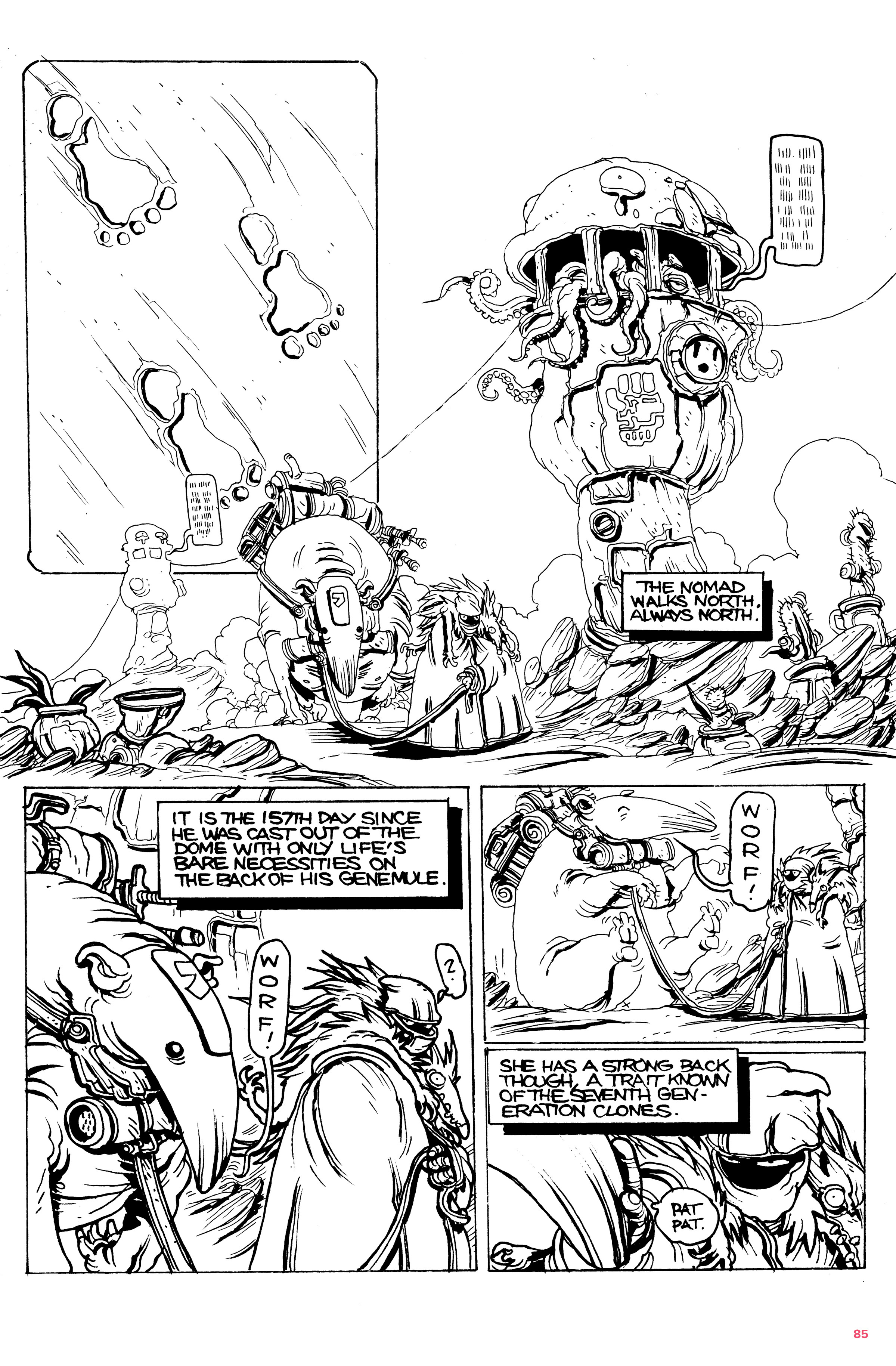 Read online Grunt: The Art and Unpublished Comics of James Stokoe comic -  Issue # TPB (Part 1) - 73