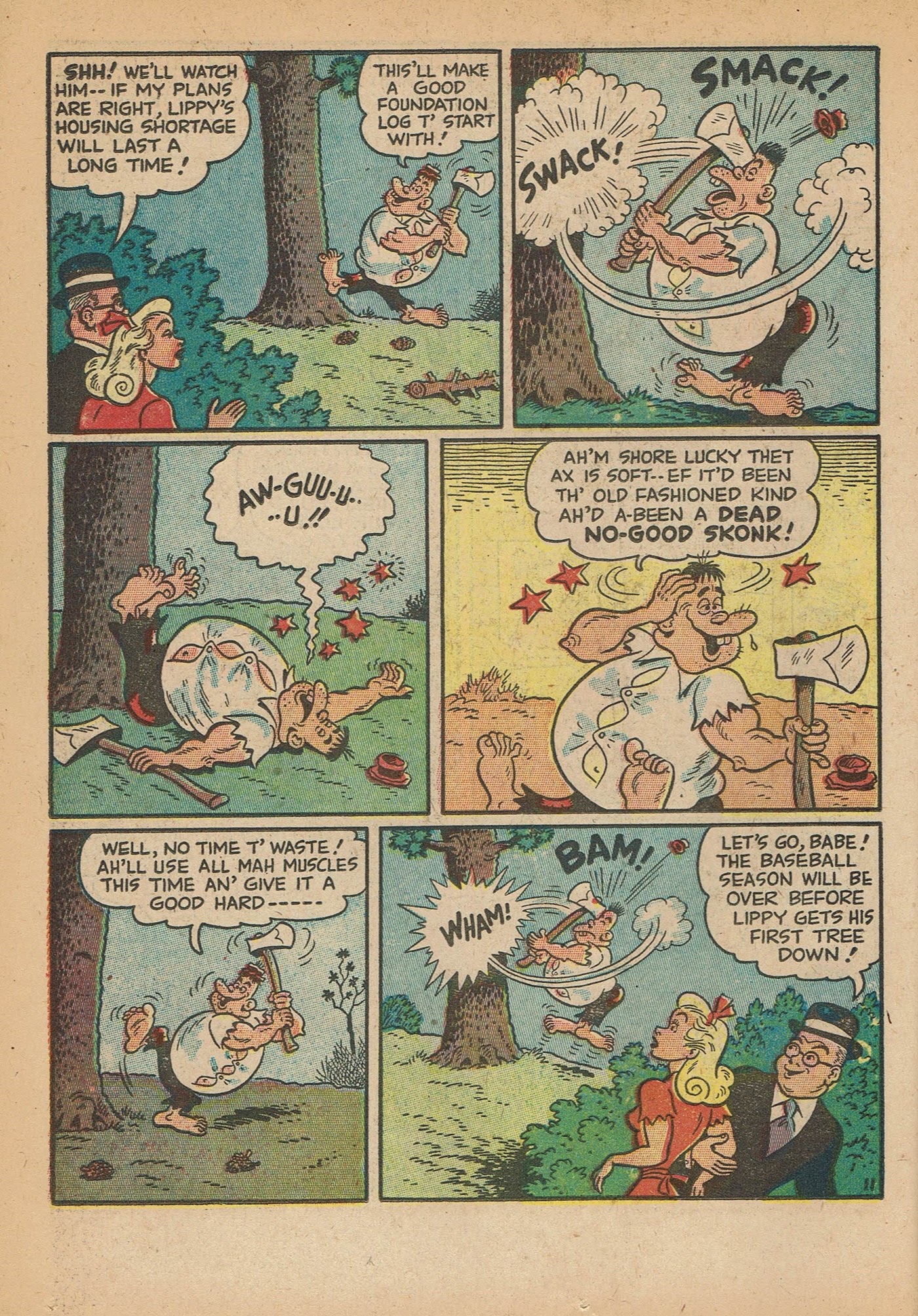 Read online Babe (1948) comic -  Issue #1 - 34