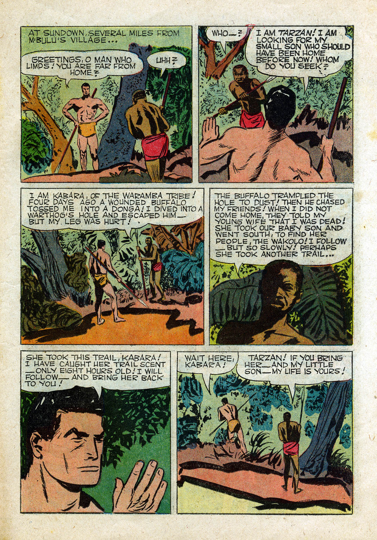 Read online Tarzan (1948) comic -  Issue #117 - 23