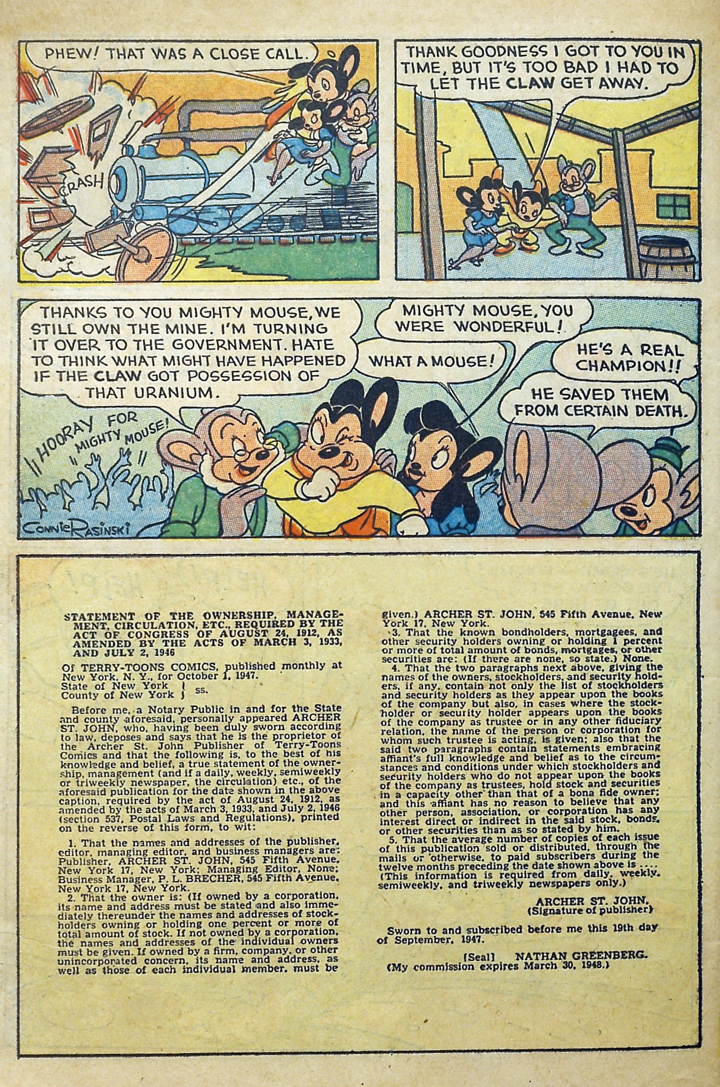 Read online Terry-Toons Comics comic -  Issue #63 - 34
