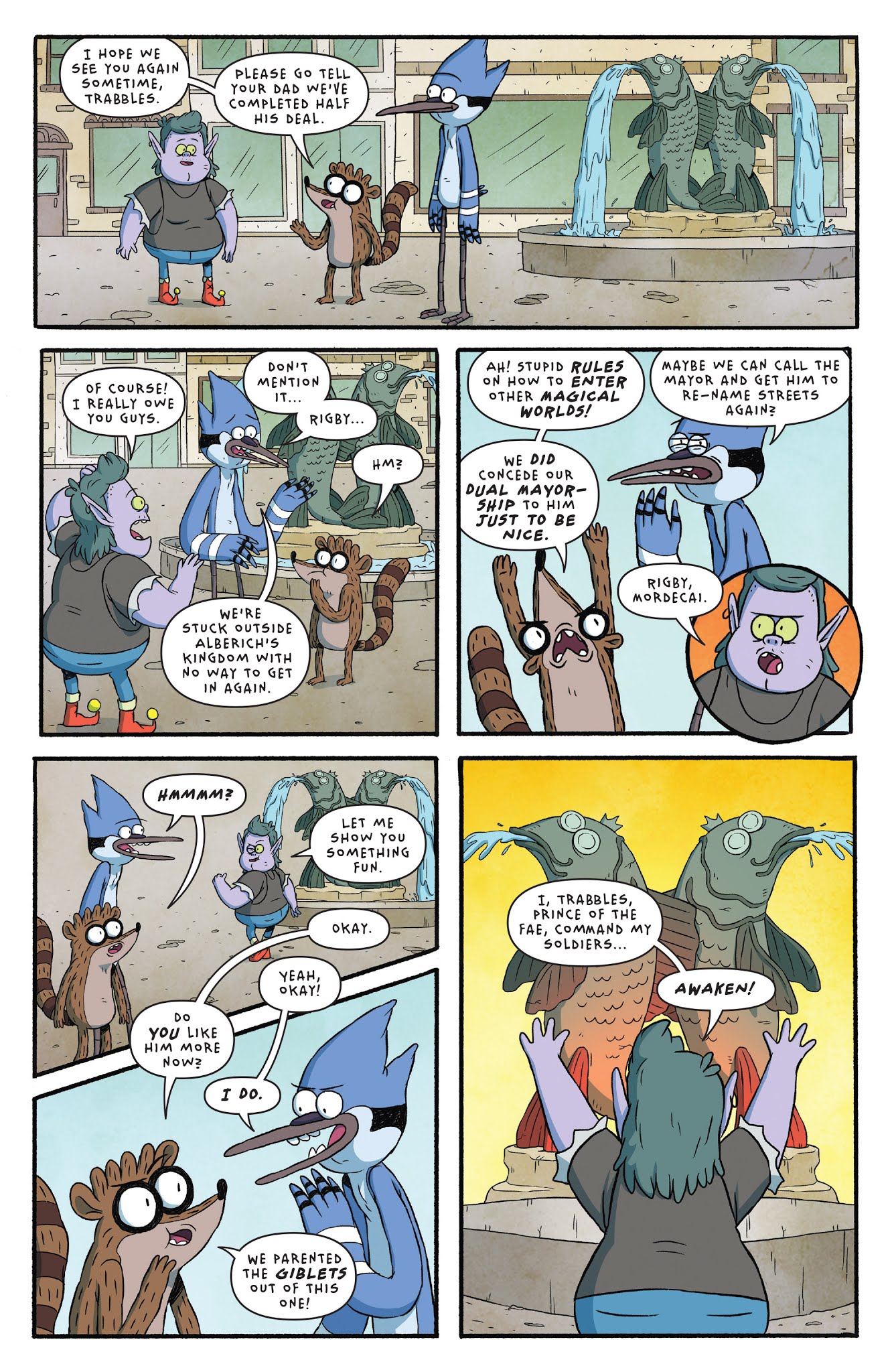 Read online Regular Show: 25 Years Later comic -  Issue #4 - 6