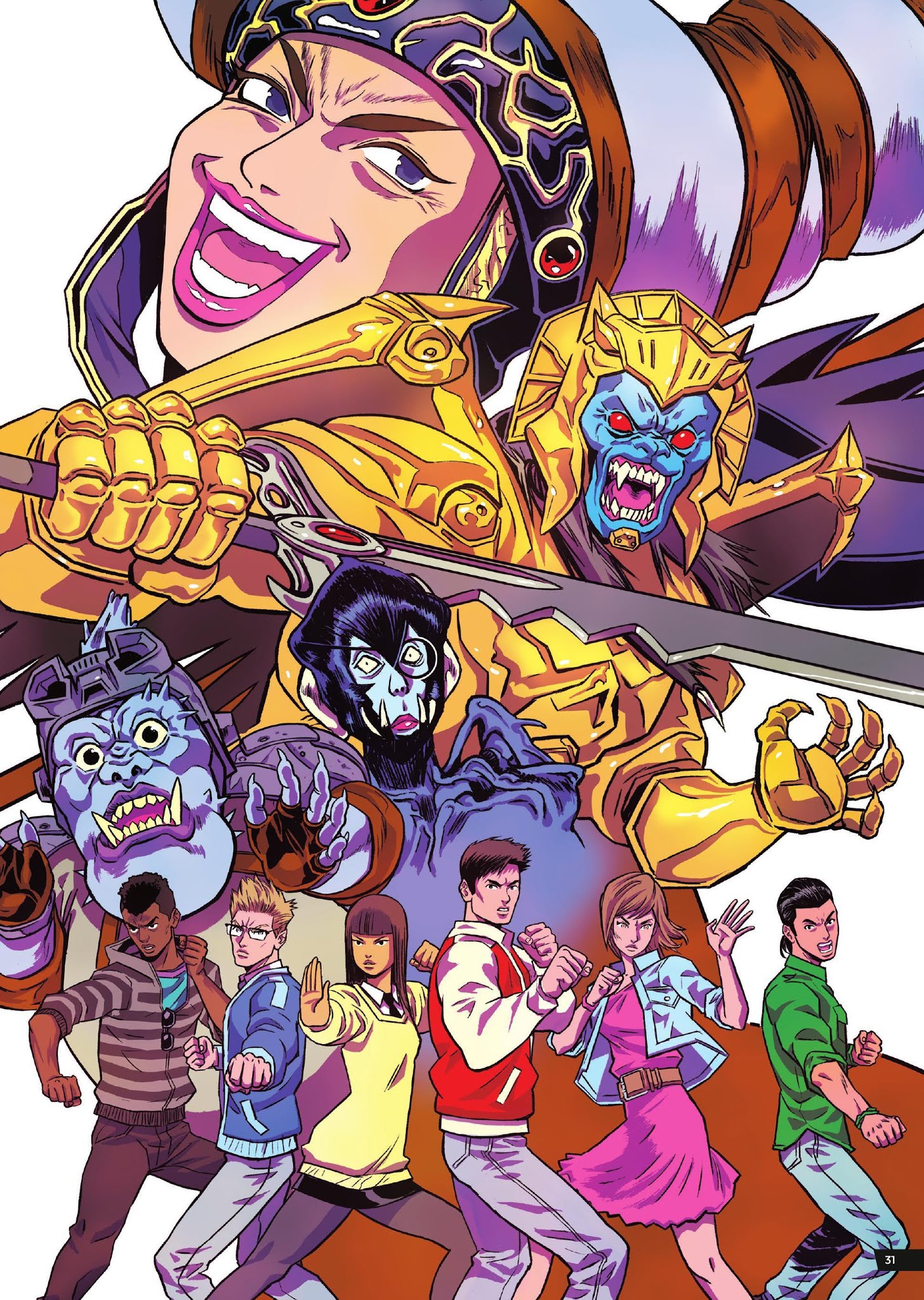 Read online Saban's Power Rangers Artist Tribute comic -  Issue # TPB - 30