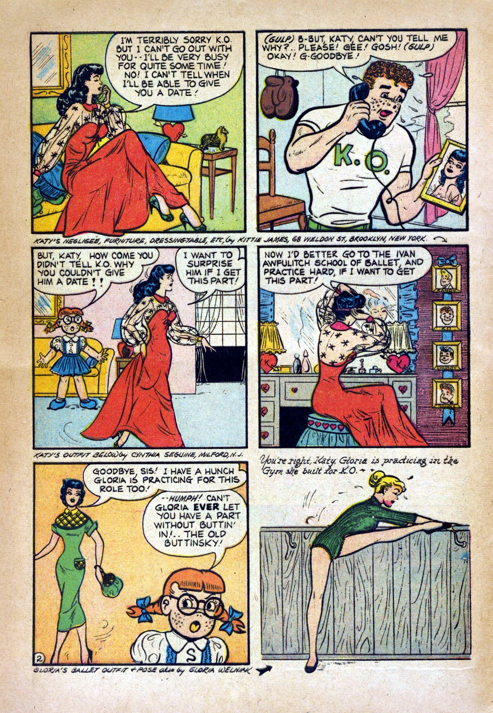 Read online Katy Keene (1949) comic -  Issue #31 - 4