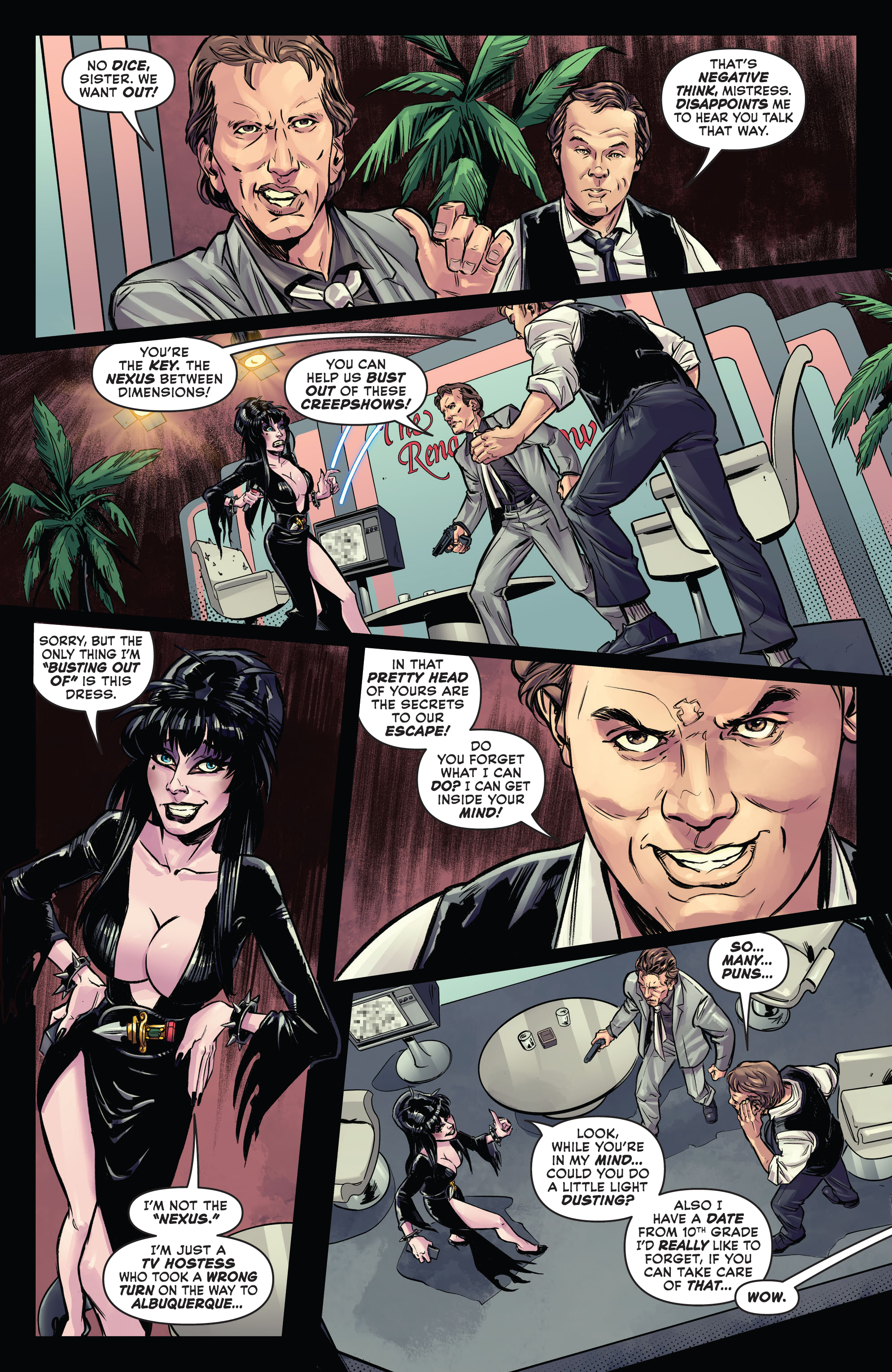 Read online Elvira in Horrorland comic -  Issue #5 - 16