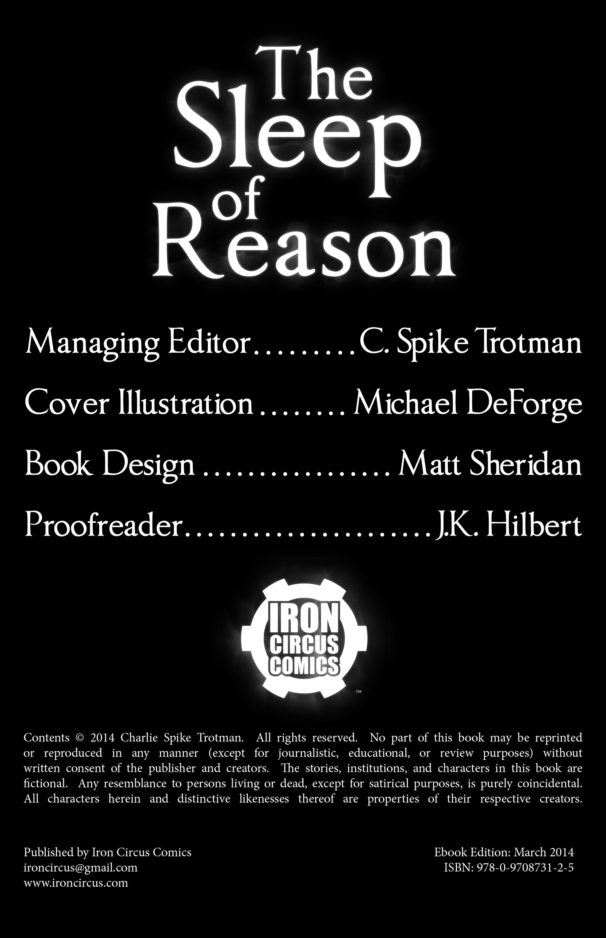 Read online The Sleep of Reason comic -  Issue # TPB (Part 1) - 2