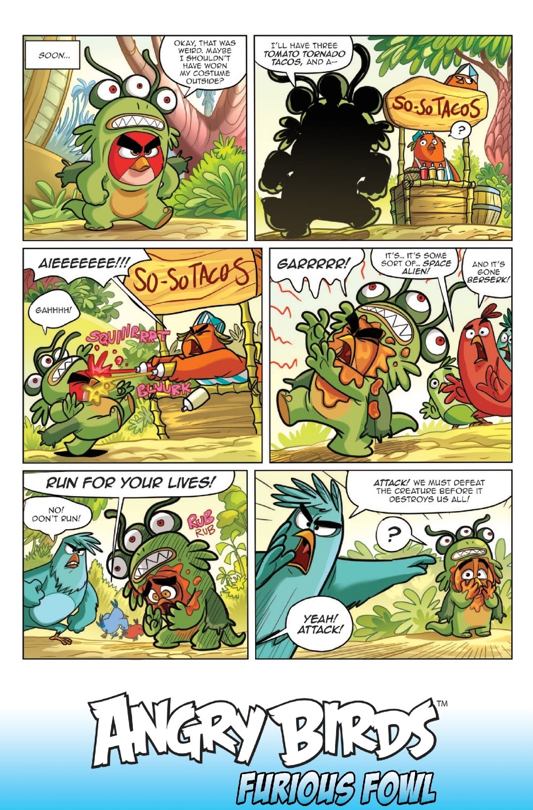 Read online Angry Birds Comics Quarterly comic -  Issue # Issue Furious Fowl - 6