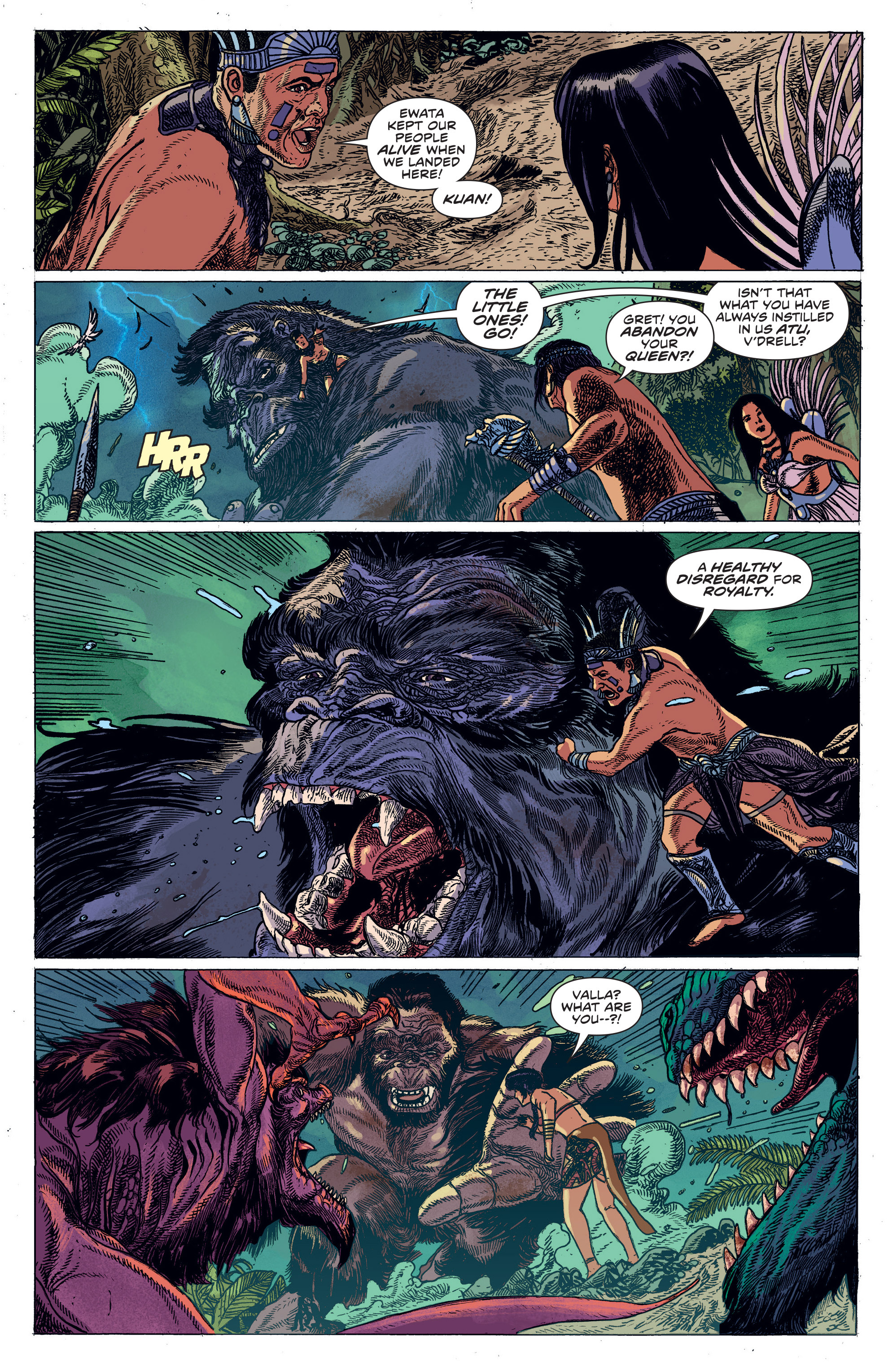 Read online Kong Of Skull Island comic -  Issue #6 - 7