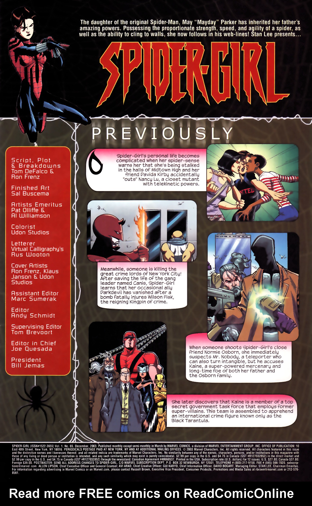 Read online Spider-Girl (1998) comic -  Issue #65 - 2