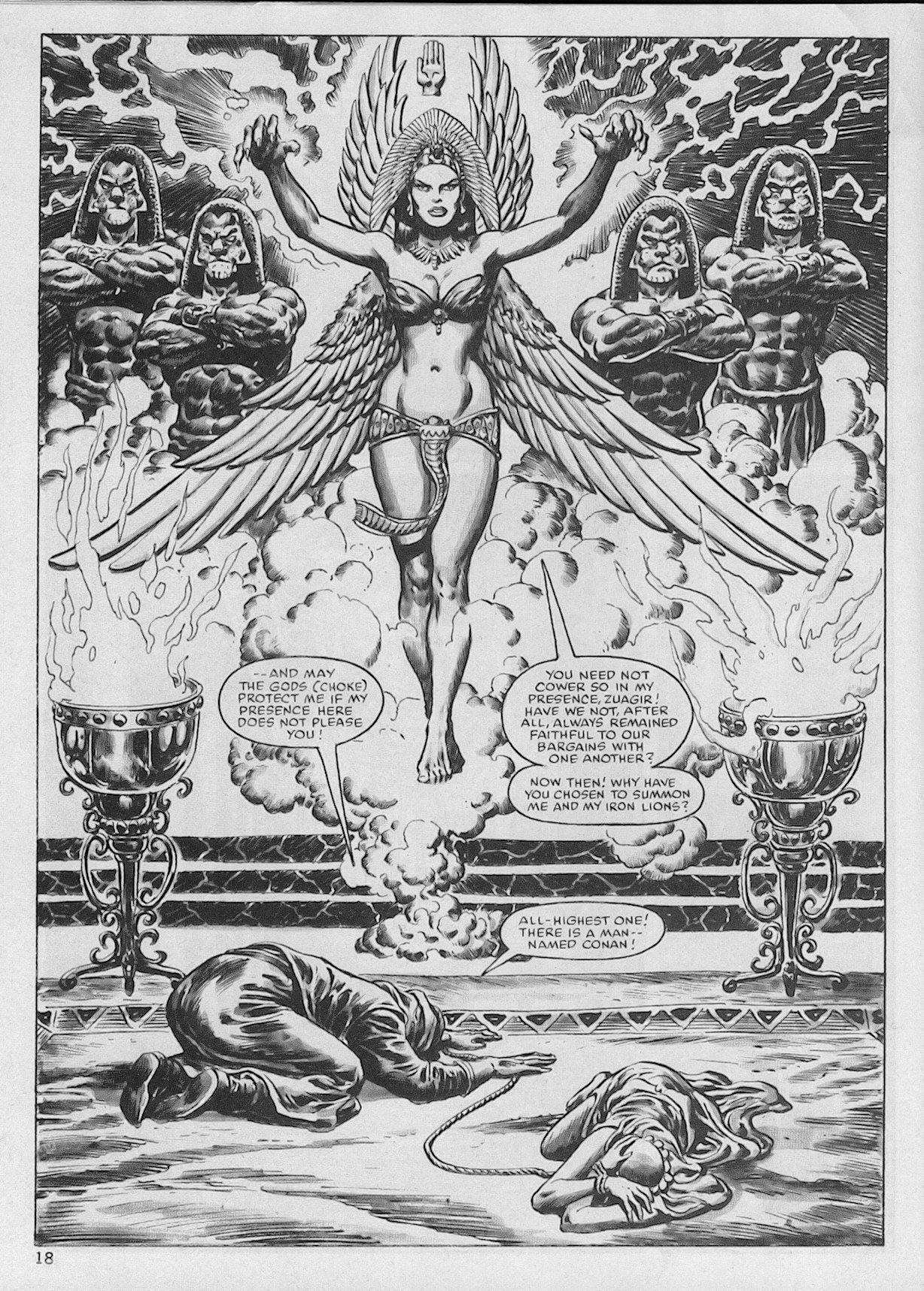 Read online The Savage Sword Of Conan comic -  Issue #102 - 18